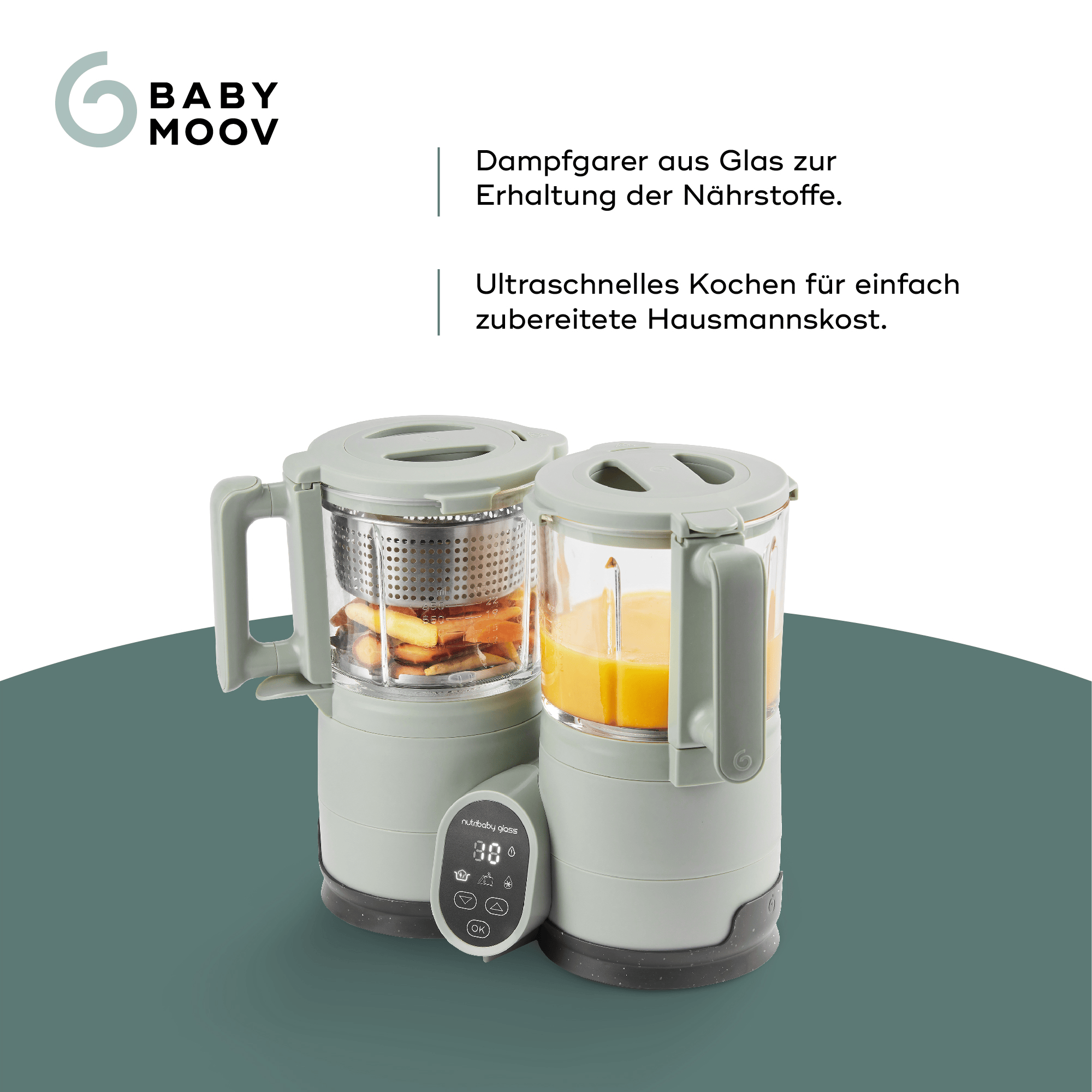 Babykostwärmer, babymoov, Grün – Produktansicht