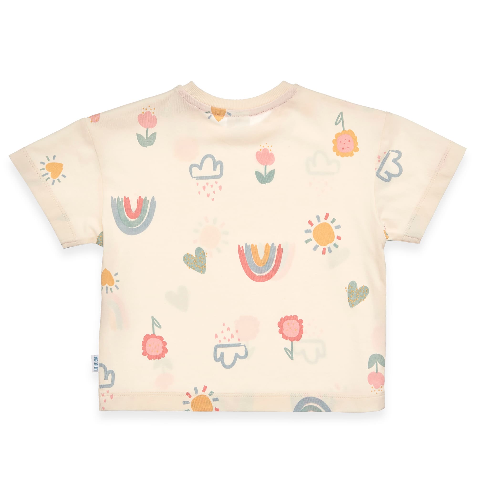 Kurzarmshirts, LITTLE ONE, Weiß – Produktansicht