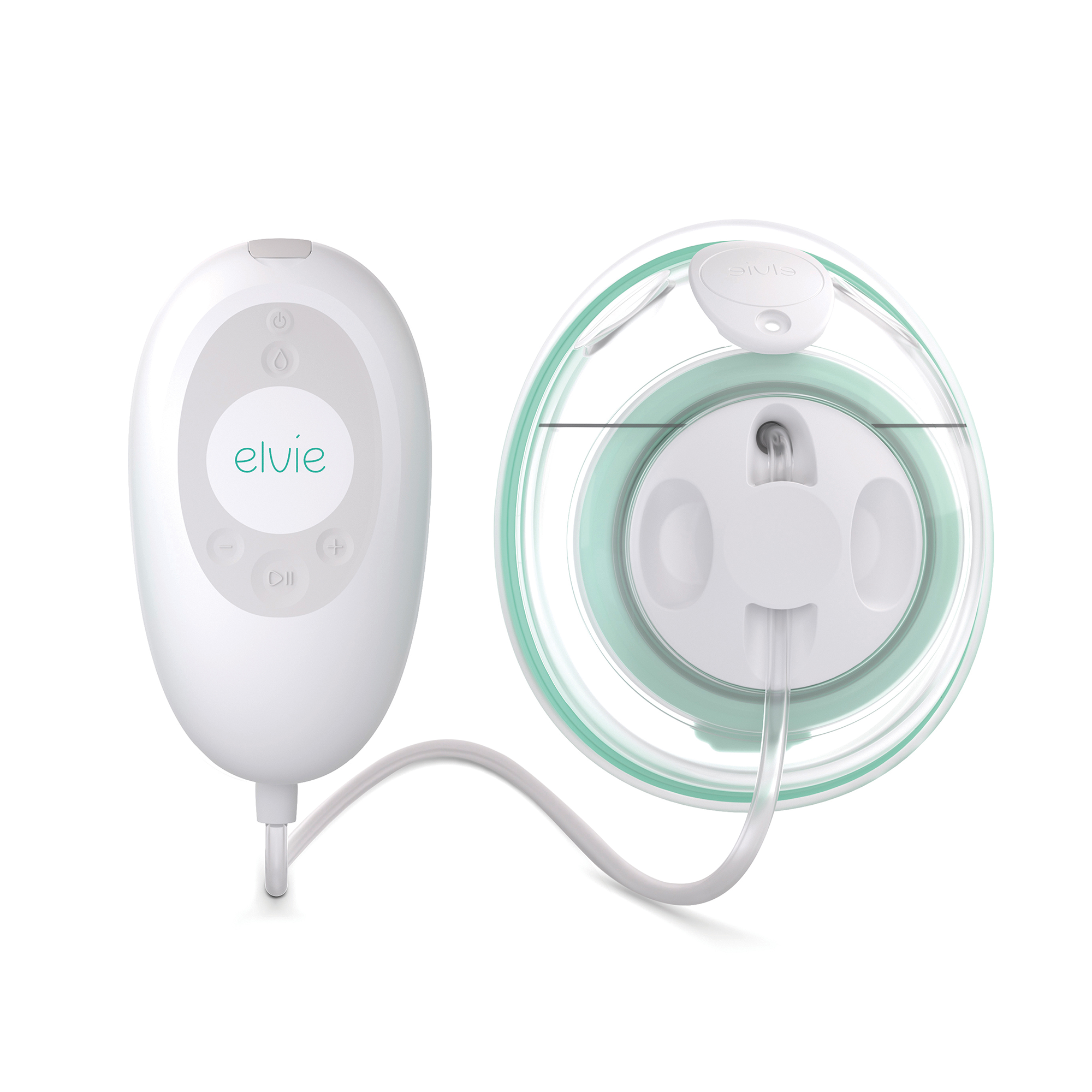 Milchpumpen, elvie, Transparent – Produktansicht