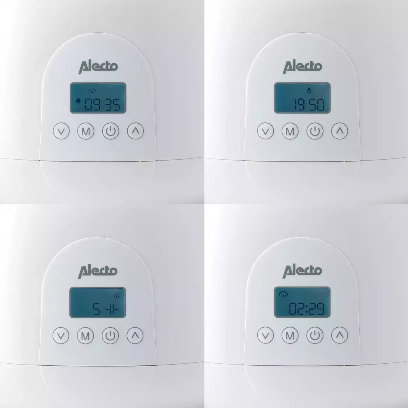 Babykostwärmer, Alecto baby, Weiß – Produktansicht