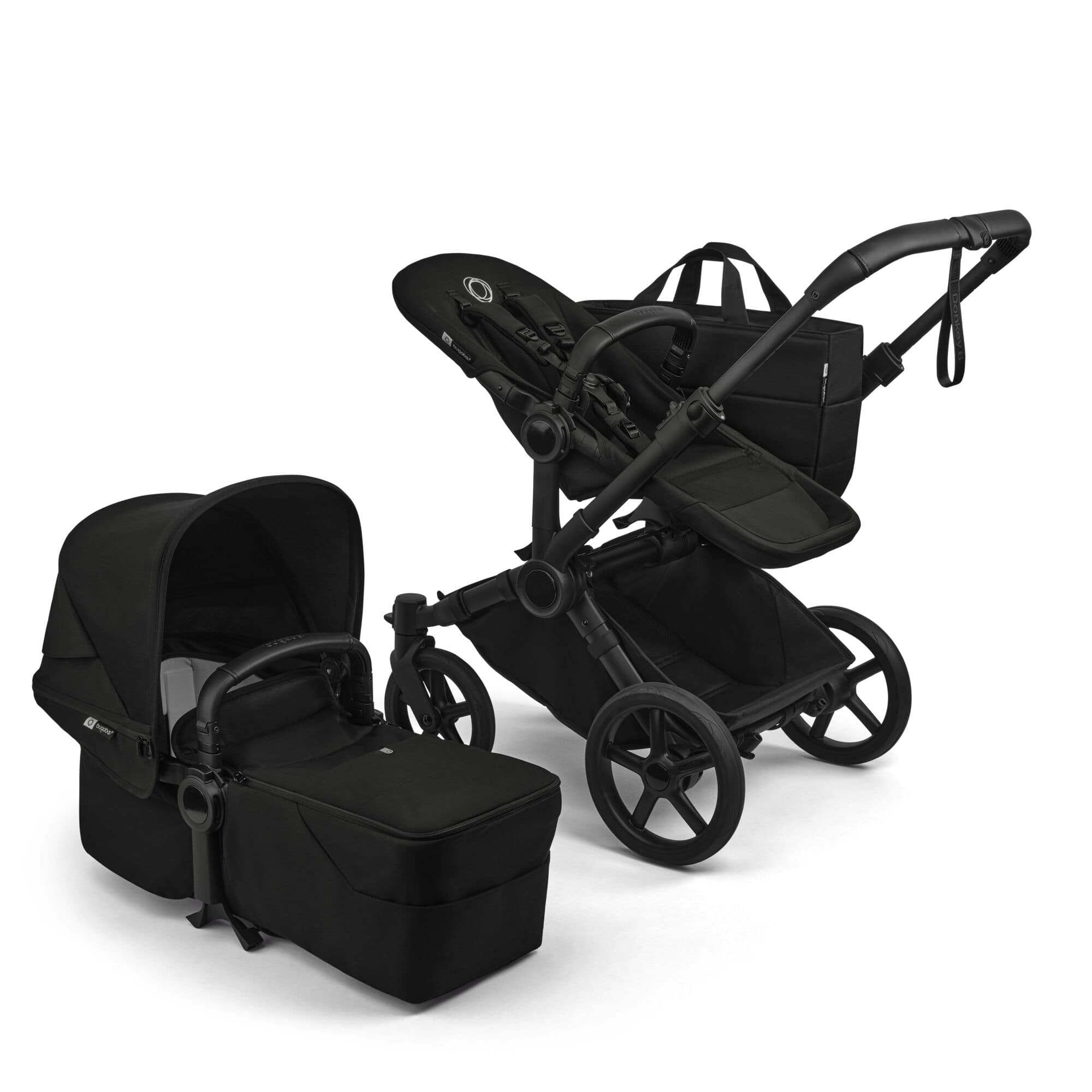 Kombi-Kinderwagen, bugaboo, Schwarz – Produktansicht