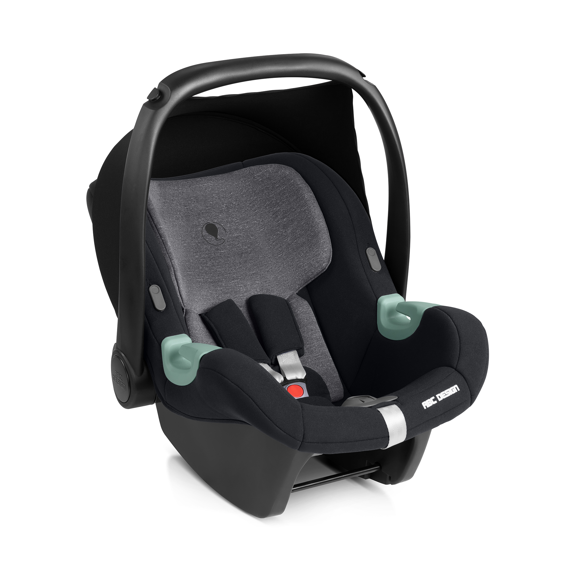 Babyschalen 0-13 kg, Gruppe 0+, ABC DESIGN, Grau – Produktansicht