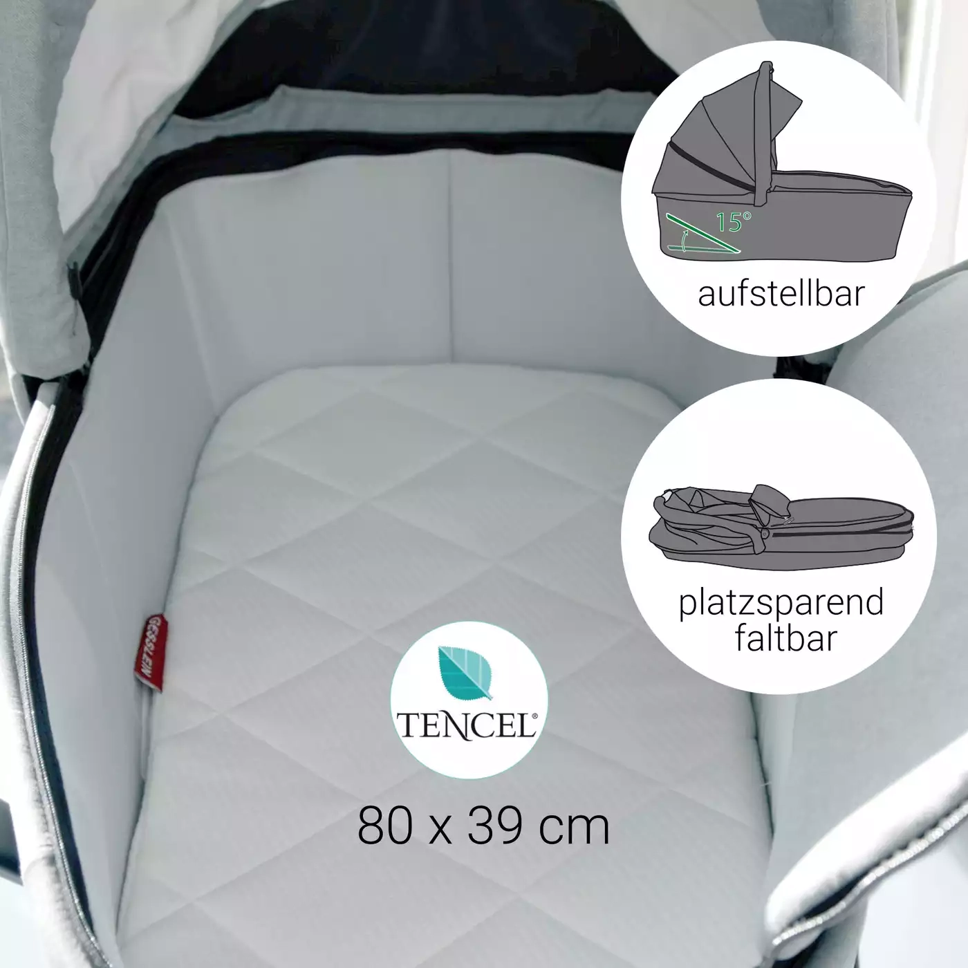 Kombi-Kinderwagen, GESSLEIN – Produktansicht