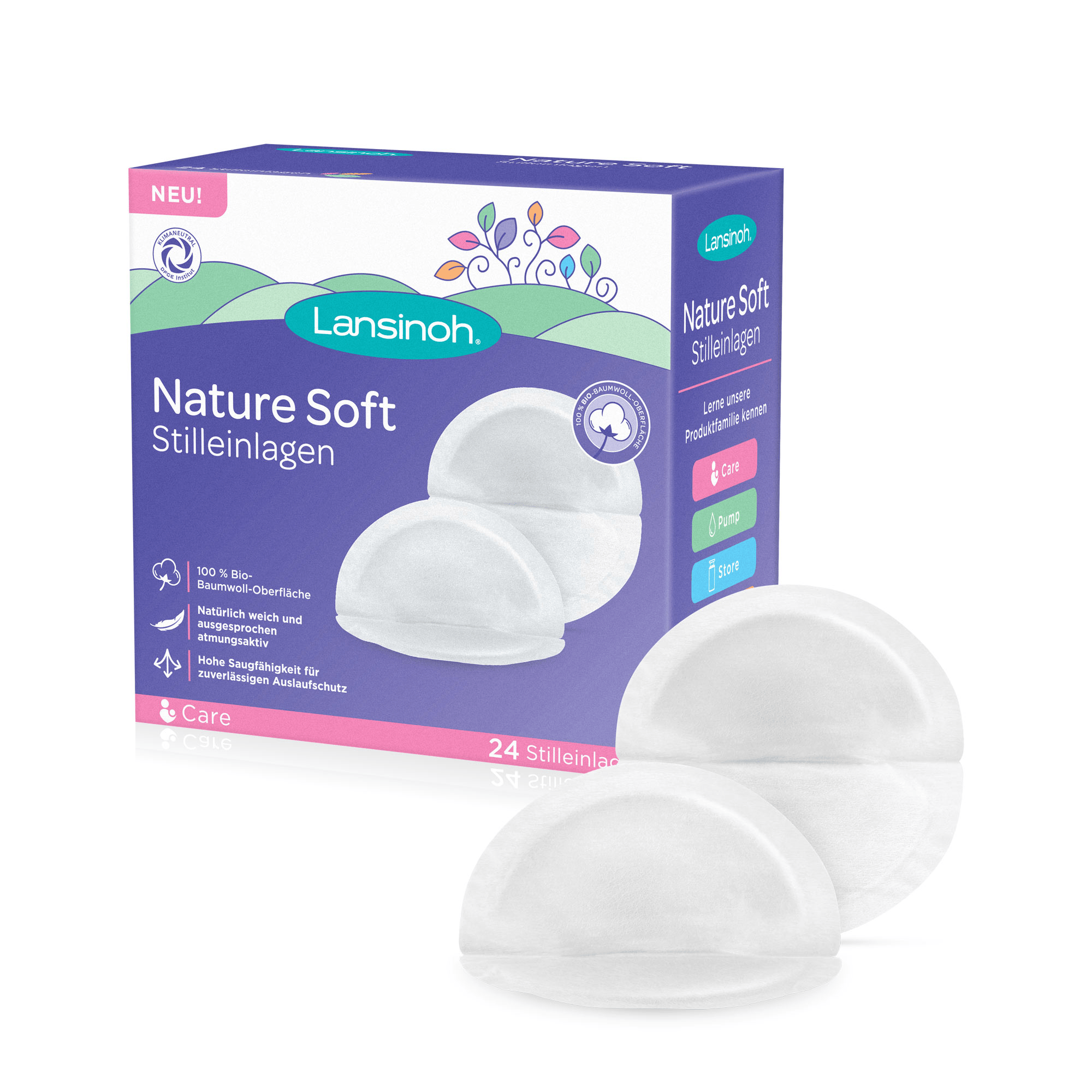 Stilleinlagen, Lansinoh – Produktansicht