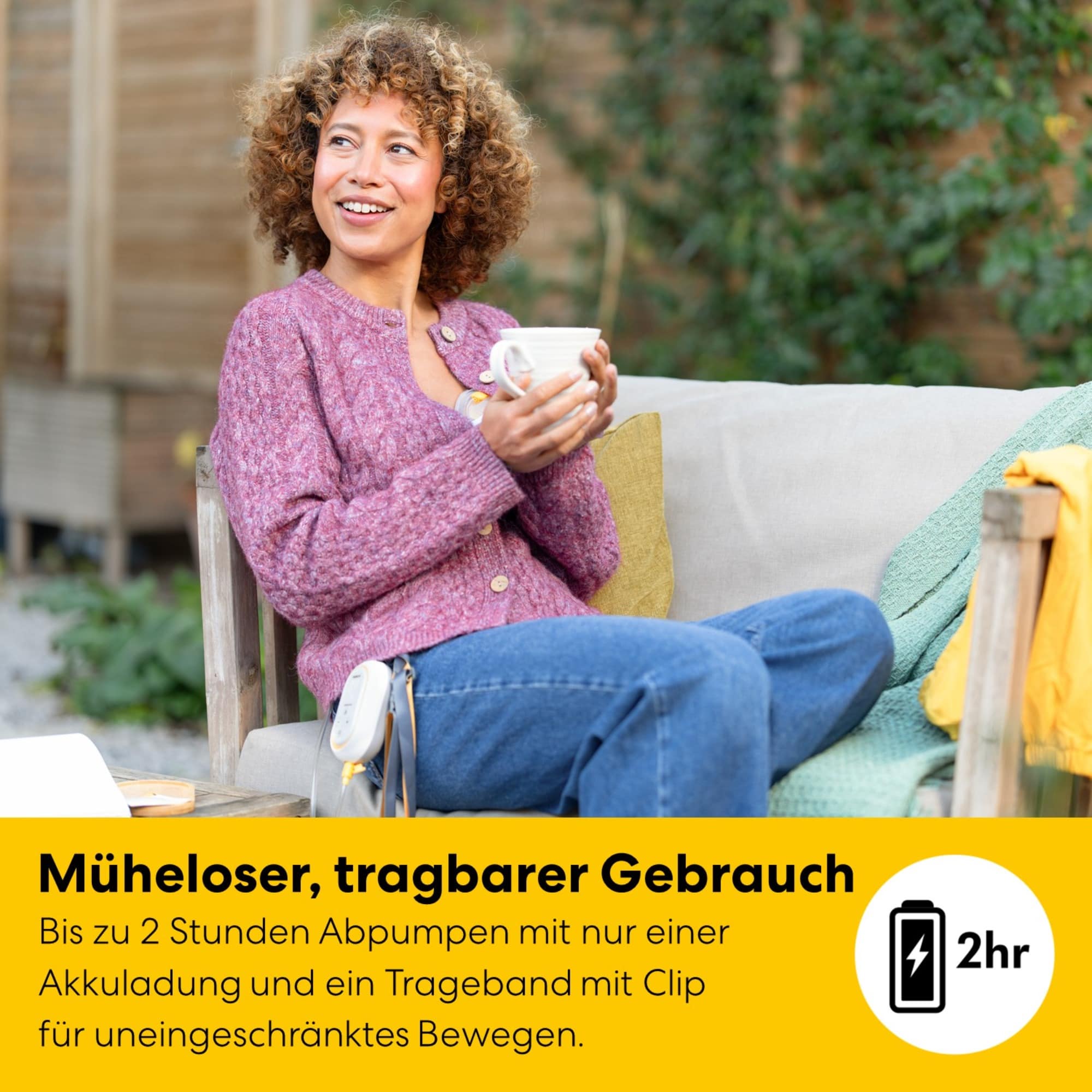 Hands Free Milchpumpen, medela, Transparent – Produktansicht