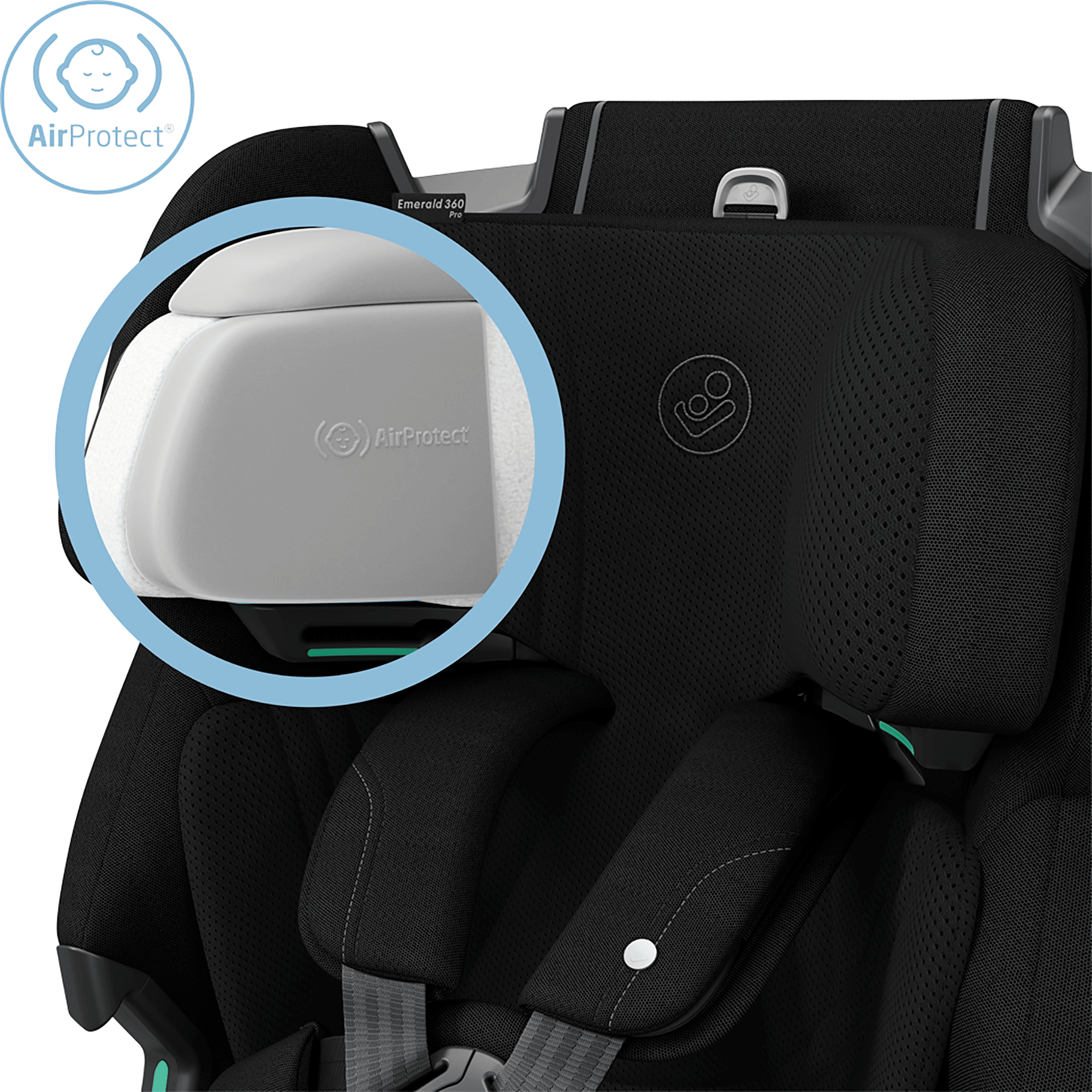 Kindersitze 9-36 kg, Gruppe 1/2/3, MAXI-COSI Premium, Schwarz – Produktansicht