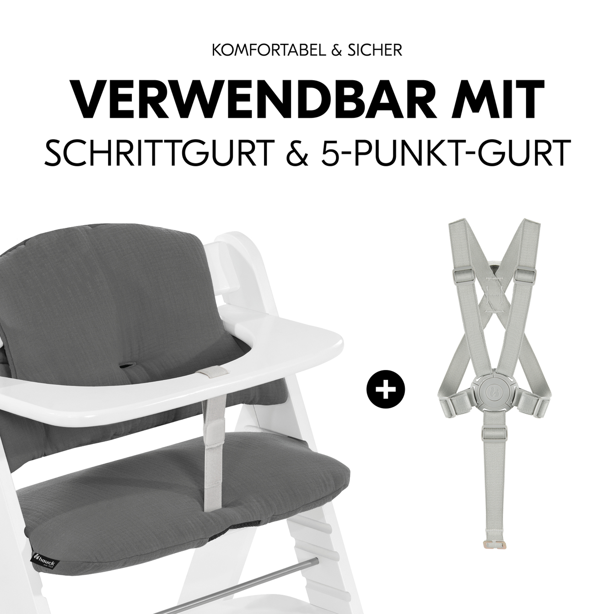 Hochstuhl Zubehör, hauck, Grau – Produktansicht