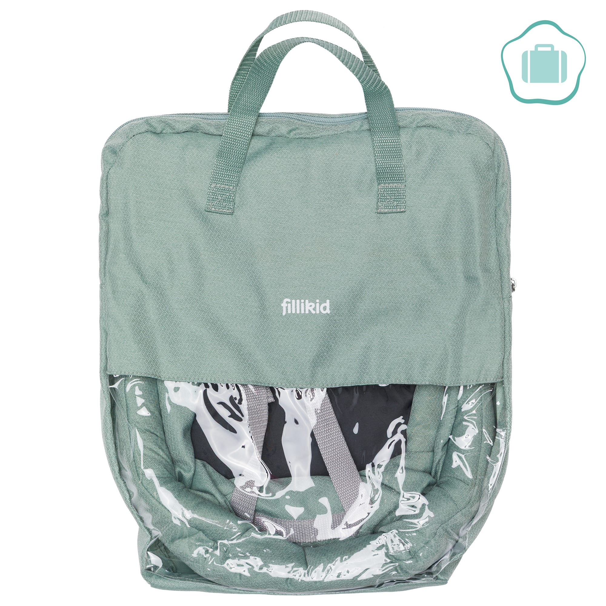 Reisehochstühle, fillikid, Grün – Produktansicht