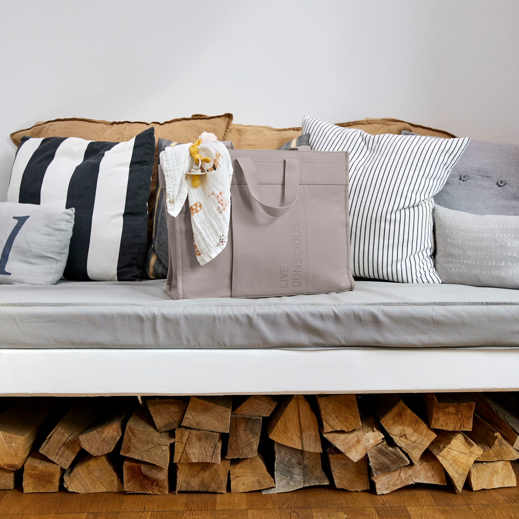Wickeltaschen, LÄSSIG, Grau – Produktansicht