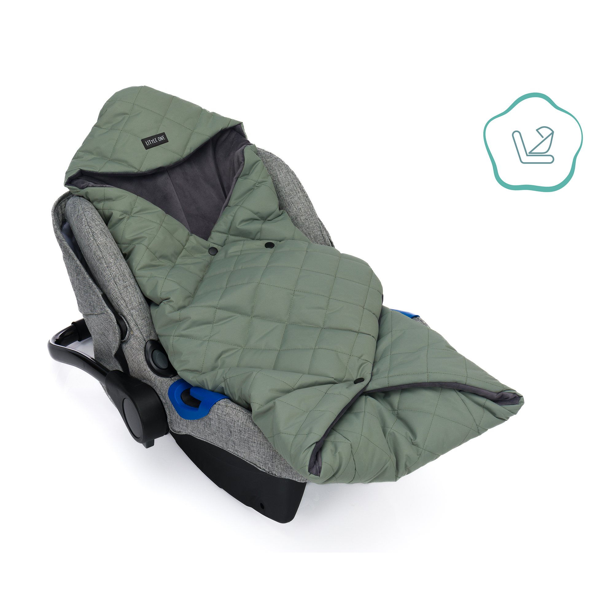 Einschlagdecken & Decken, LITTLE ONE, Grün – Produktansicht
