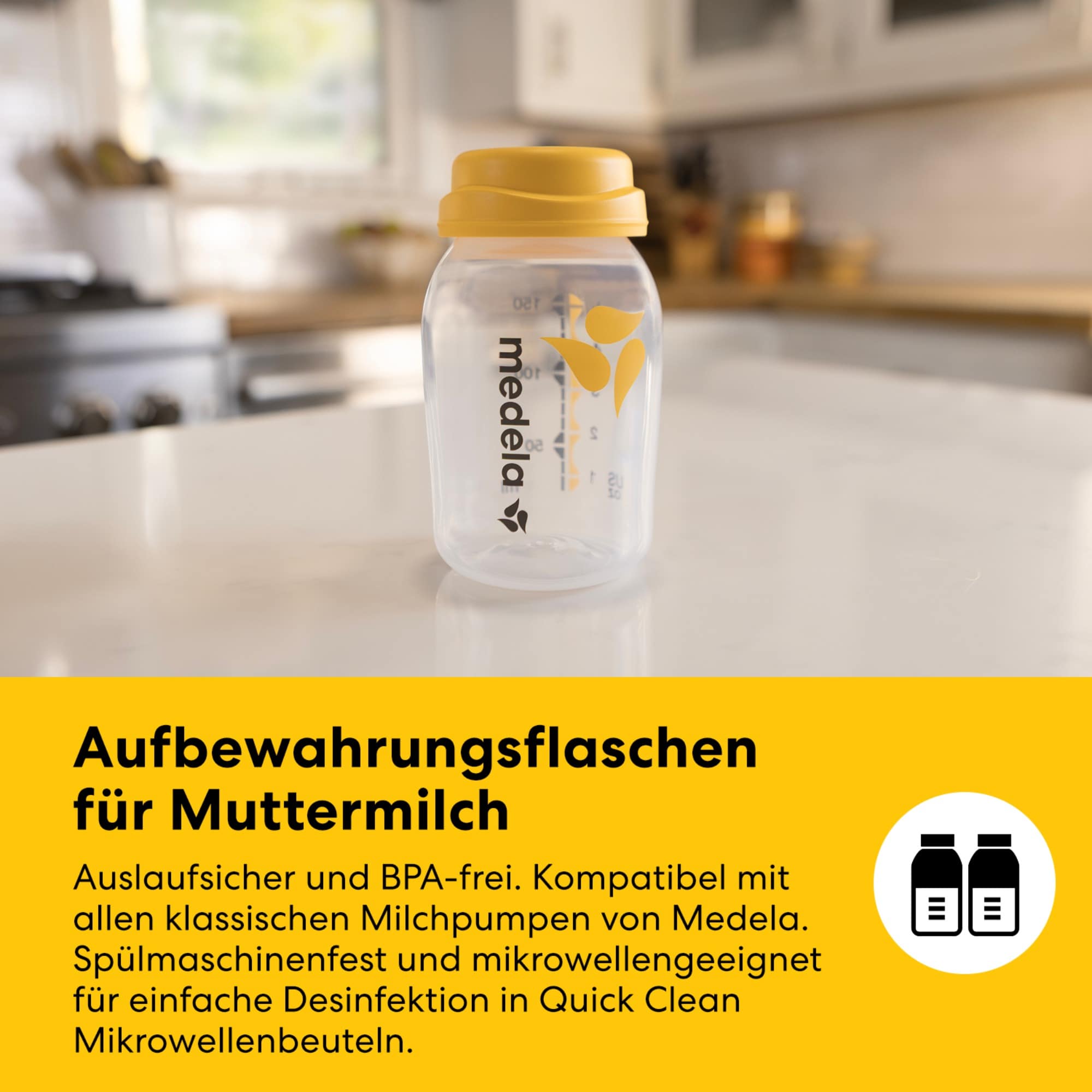 Stillzubehör, medela, Weiß – Produktansicht
