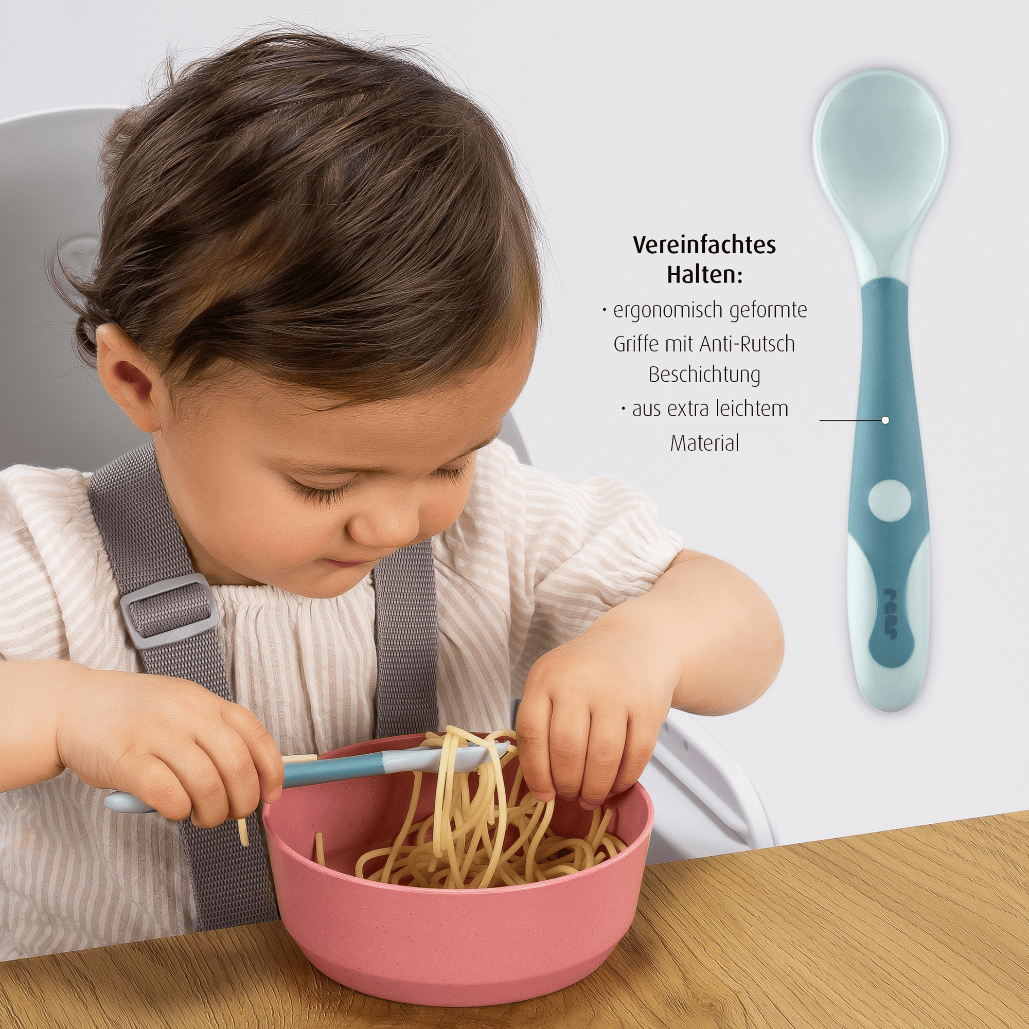 Kinderbesteck, reer, Blau – Produktansicht