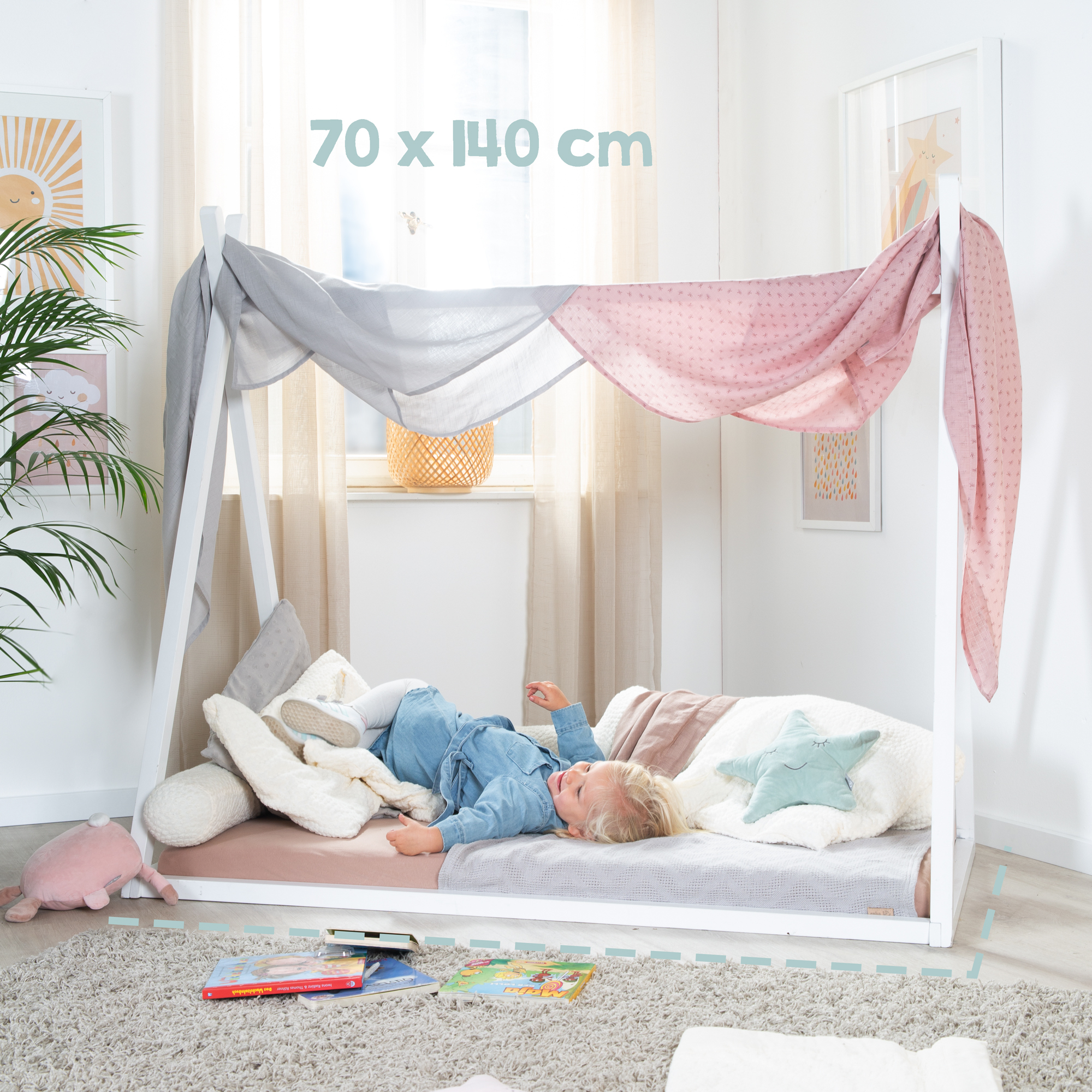 Hausbett, roba, Weiß – Produktansicht