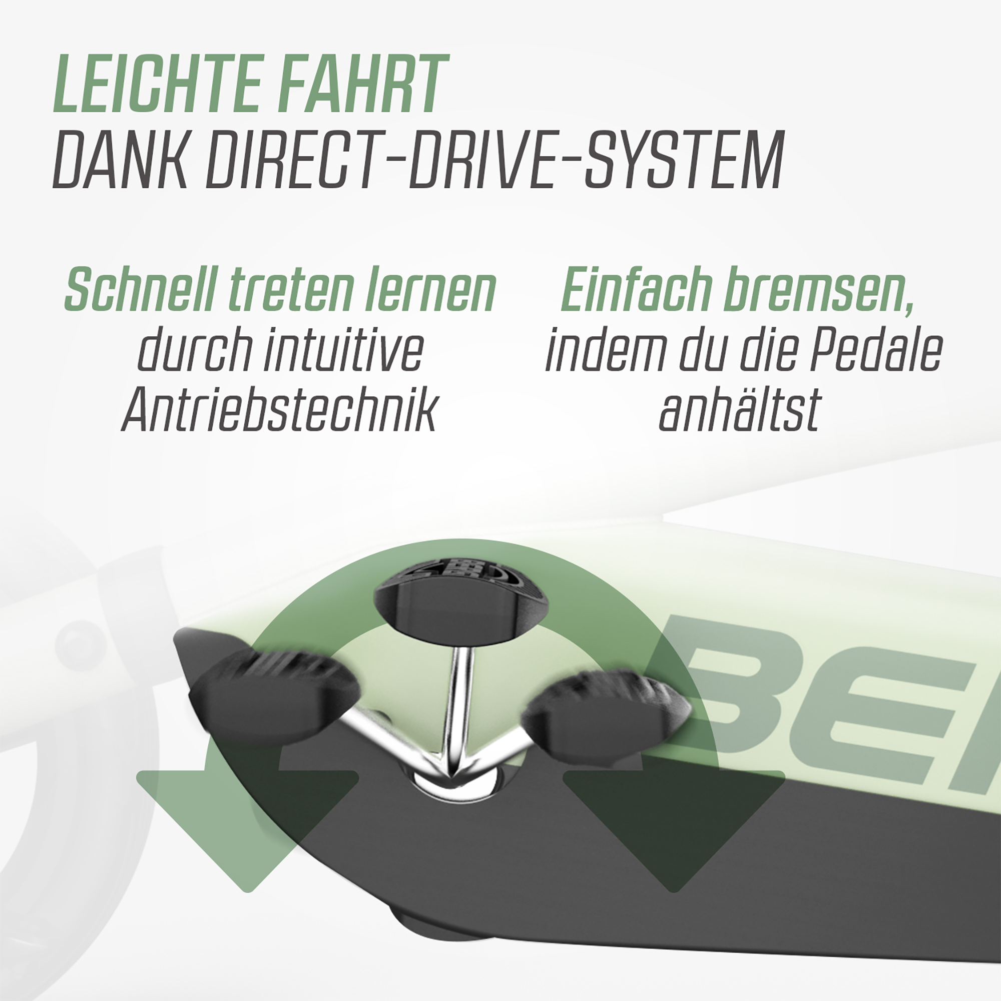 Kinderfahrzeuge, BERG, Grün – Produktansicht