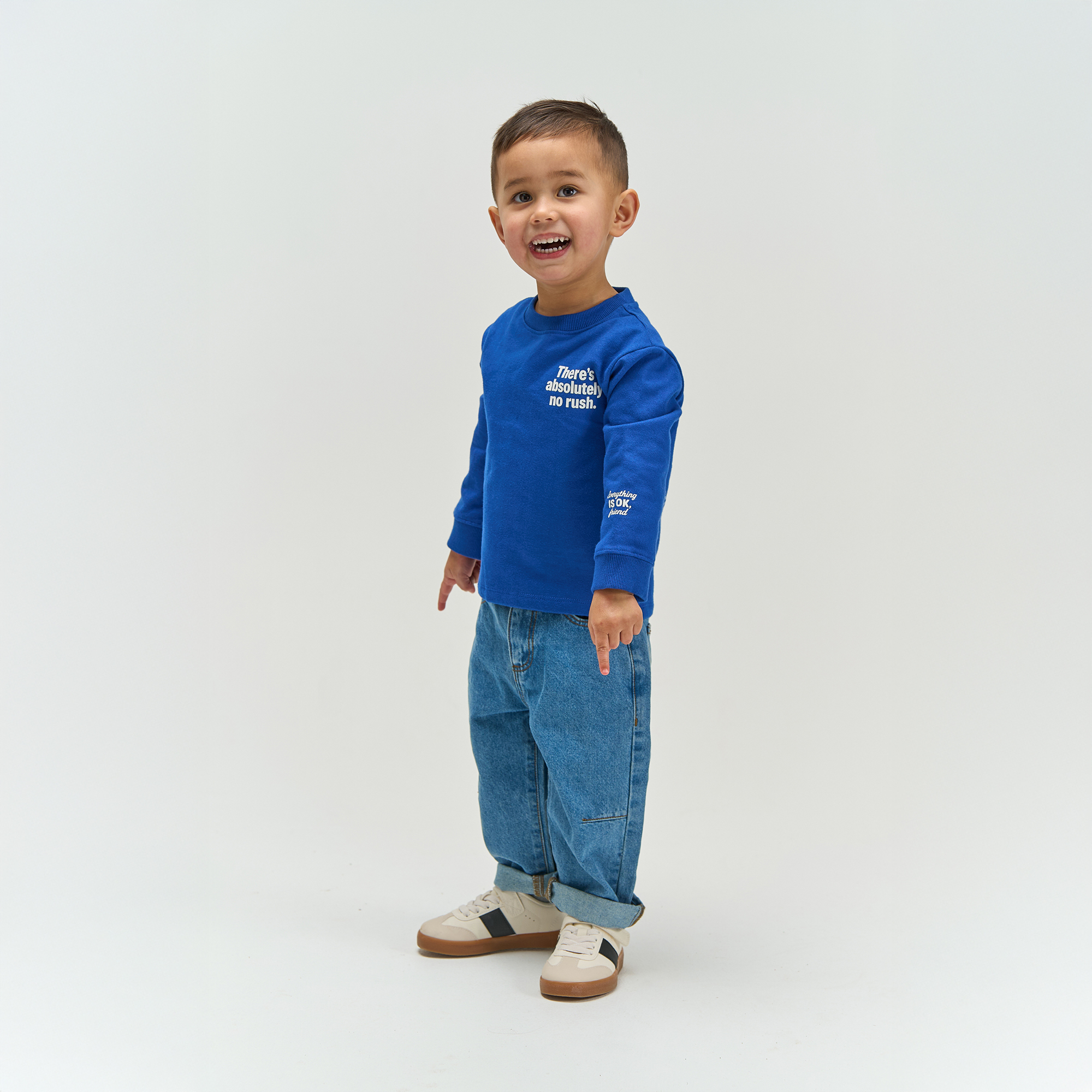 Pullover & Sweatshirts, mikk-line, Blau – Produktansicht