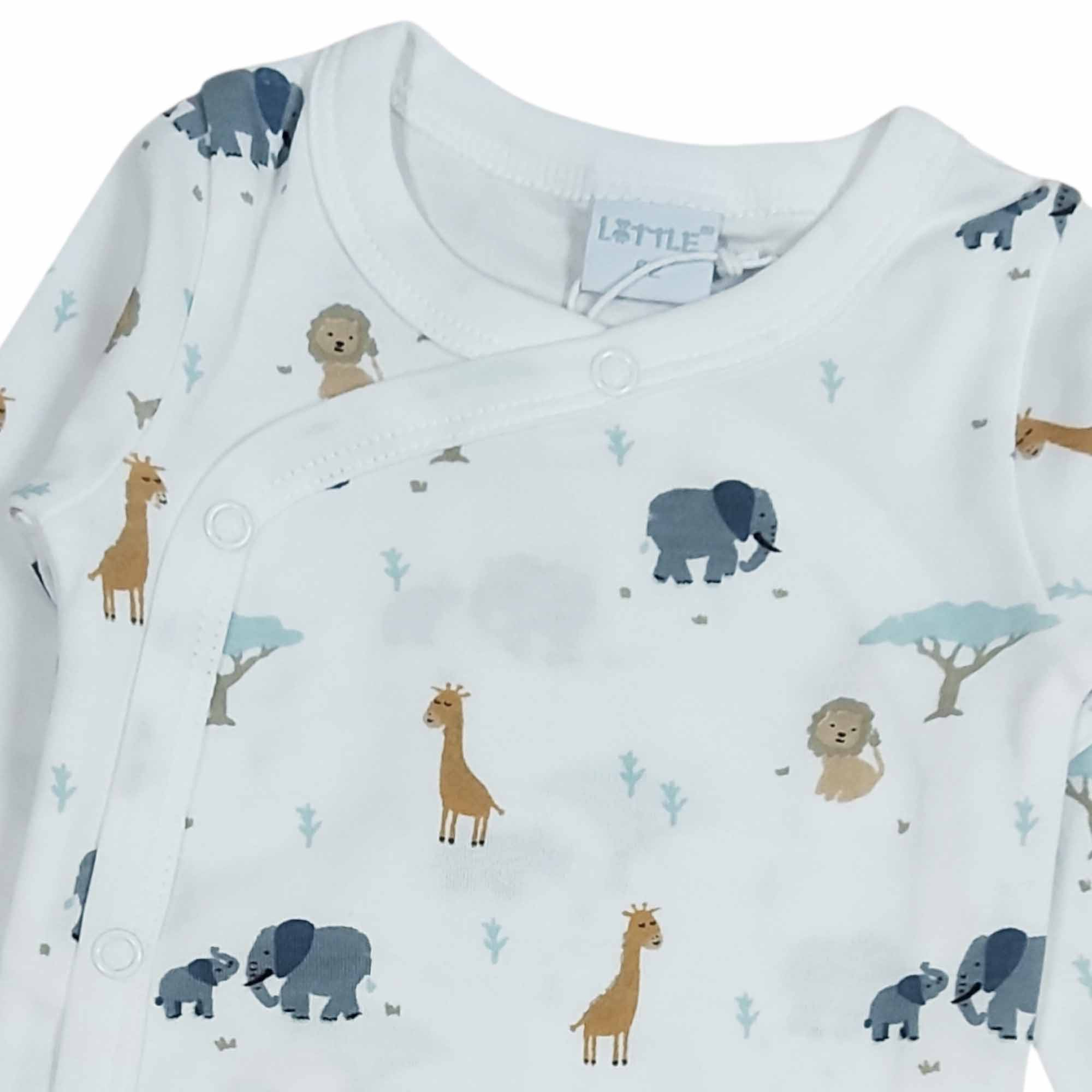 Wickelbodys, LITTLE, Weiß – Besonderheit: aus 100% Baumwolle