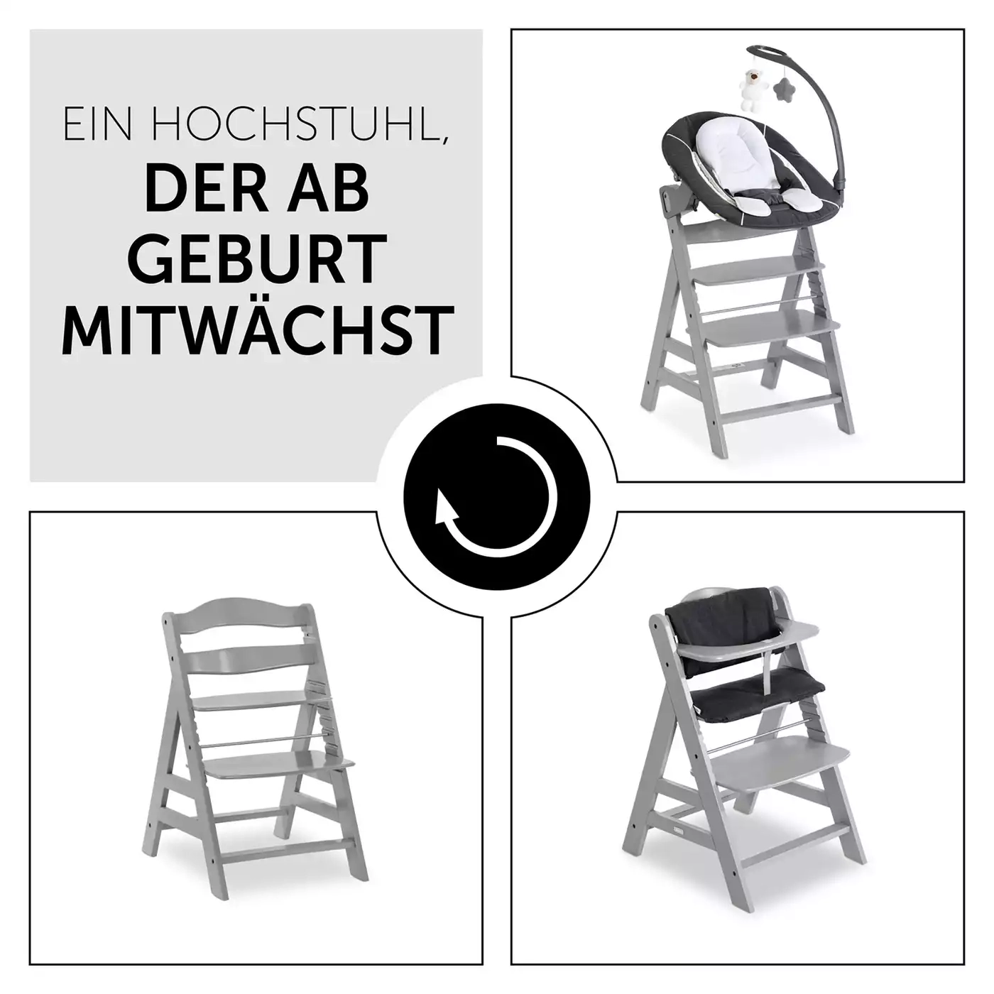 Treppenhochstühle, hauck – Produktansicht