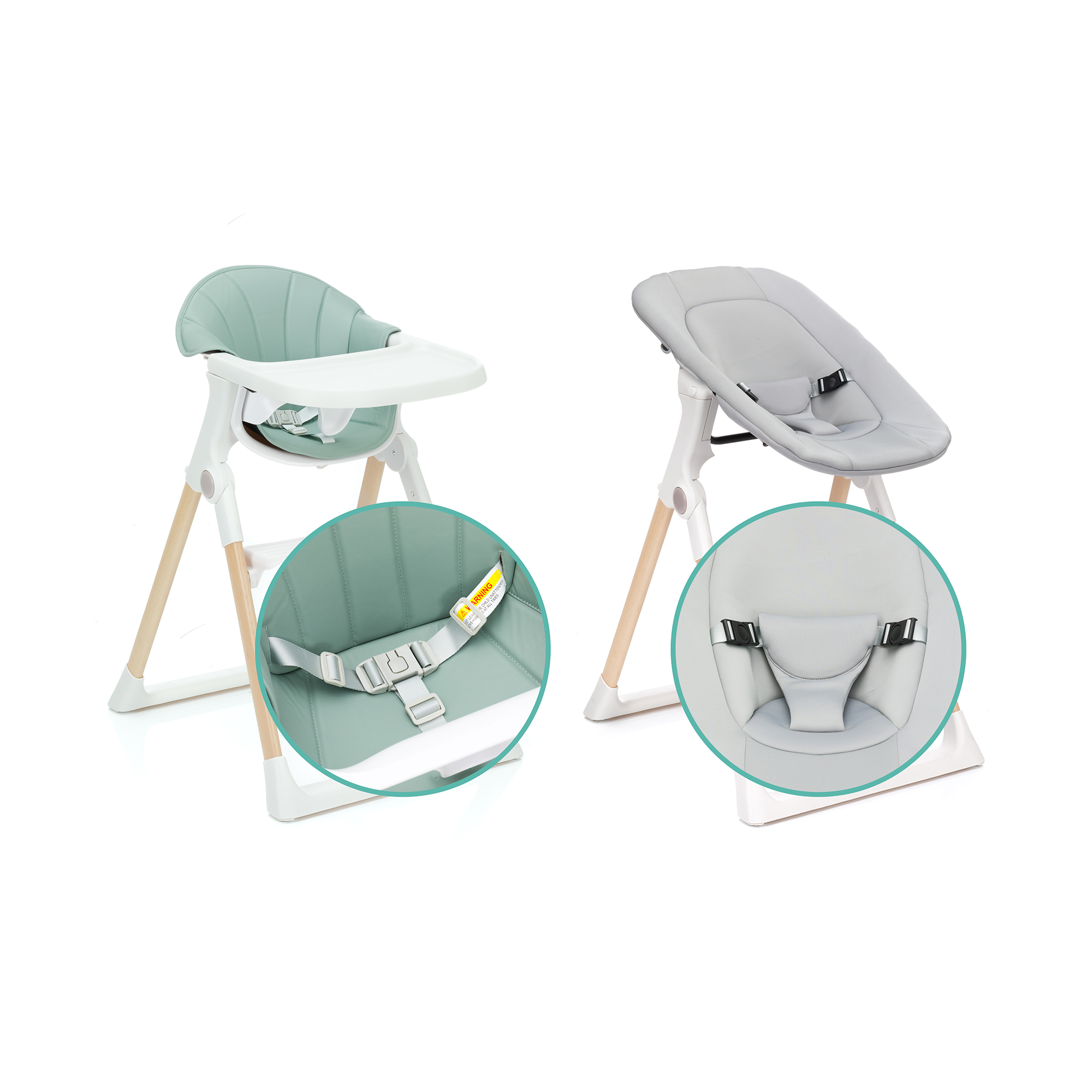 Kombihochstühle, fillikid – Produktansicht