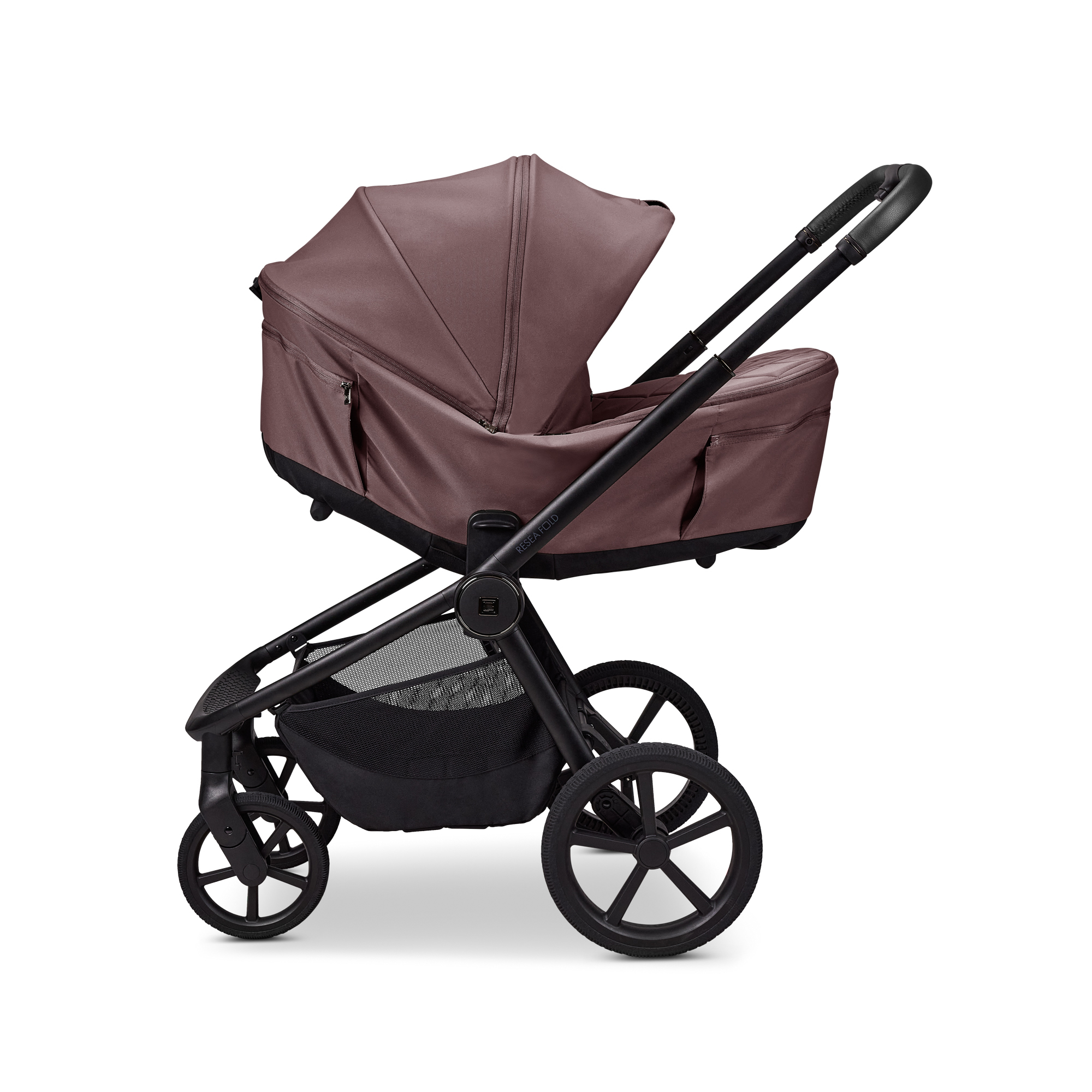Kombi-Kinderwagen, MOON, Braun – Produktansicht