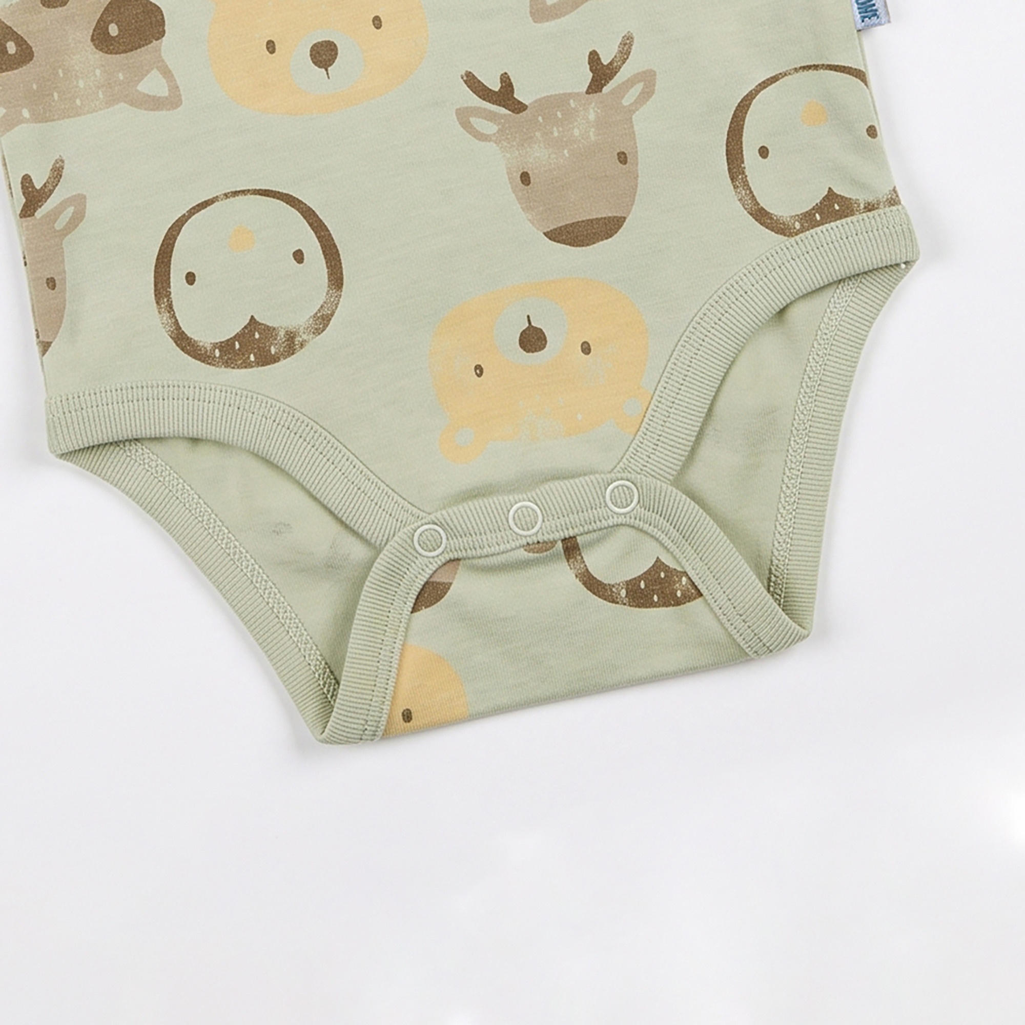 Langarmbodys, LITTLE ONE, Grün – Produktansicht