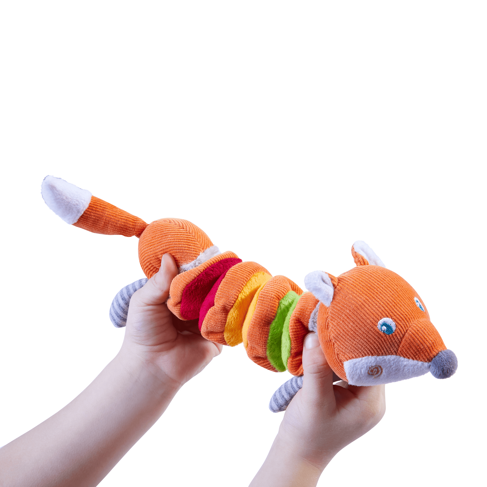 Kuscheltiere Füchse, HABA, Orange – Produktansicht