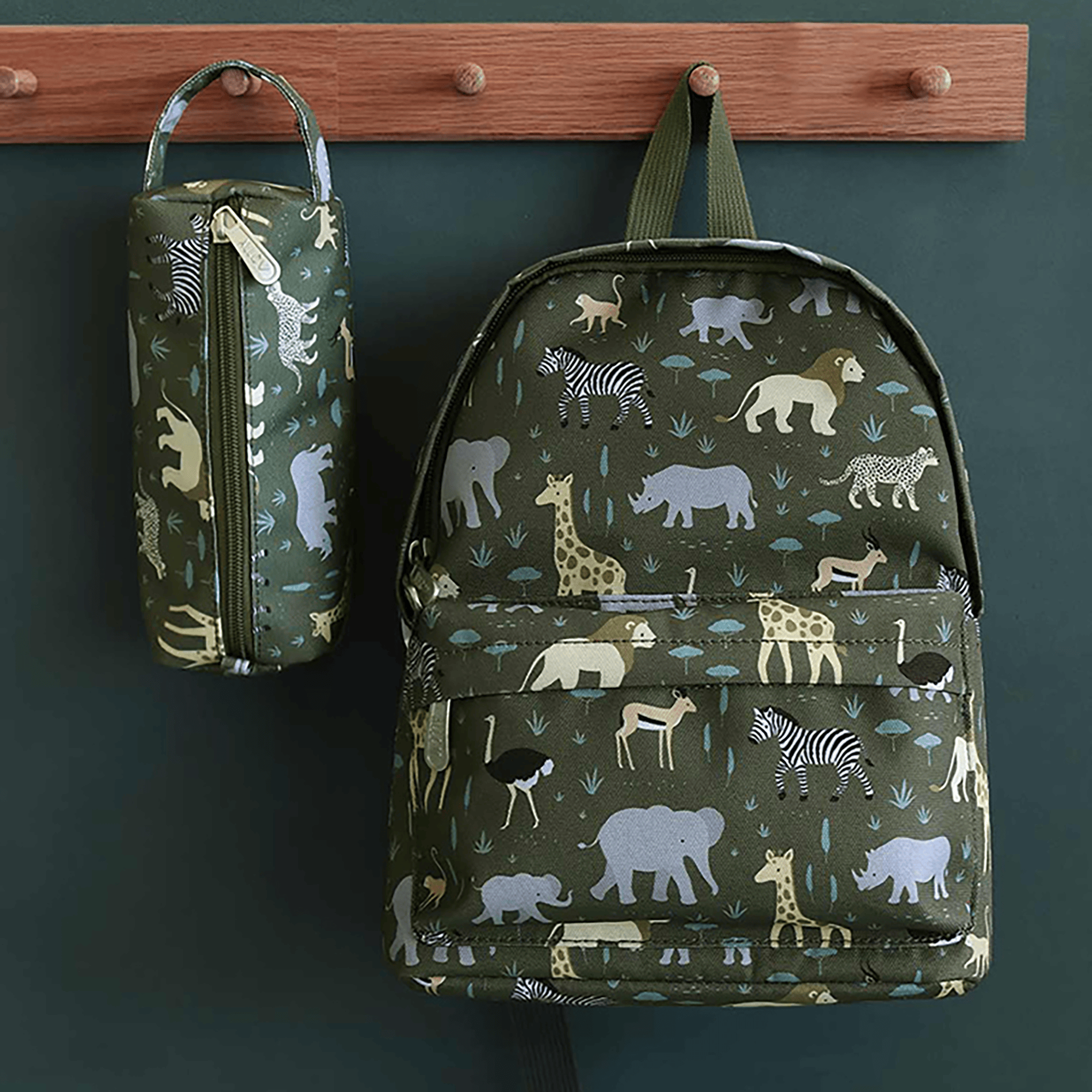 Kinderrucksäcke, Lovely Company, Grün – Produktansicht