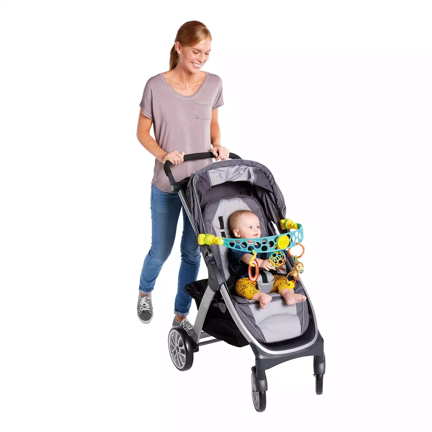 Rasseln & Greiflinge, Oball, Mehrfarbig – Produktansicht