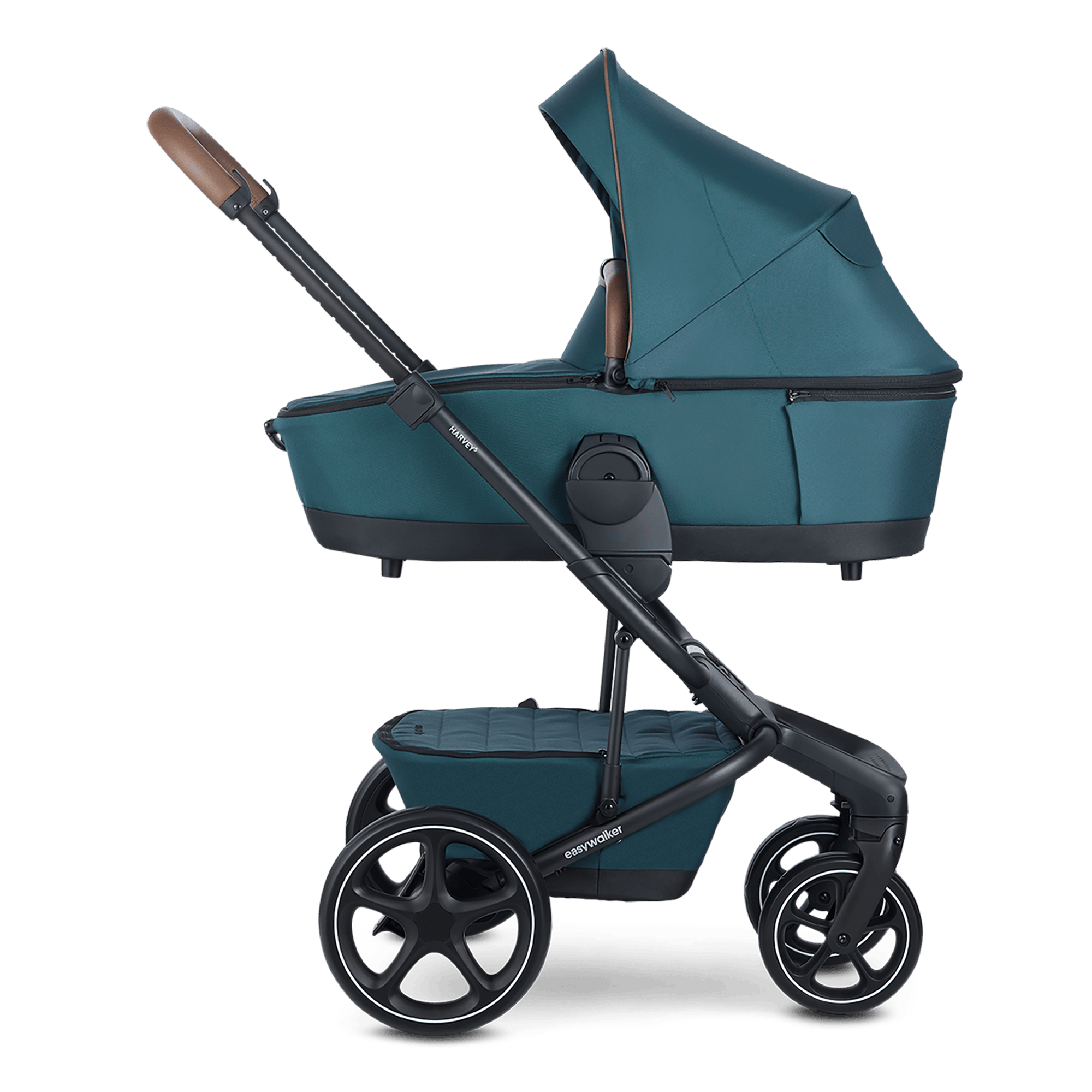 Kombi-Kinderwagen, easywalker, Grün – Produktansicht