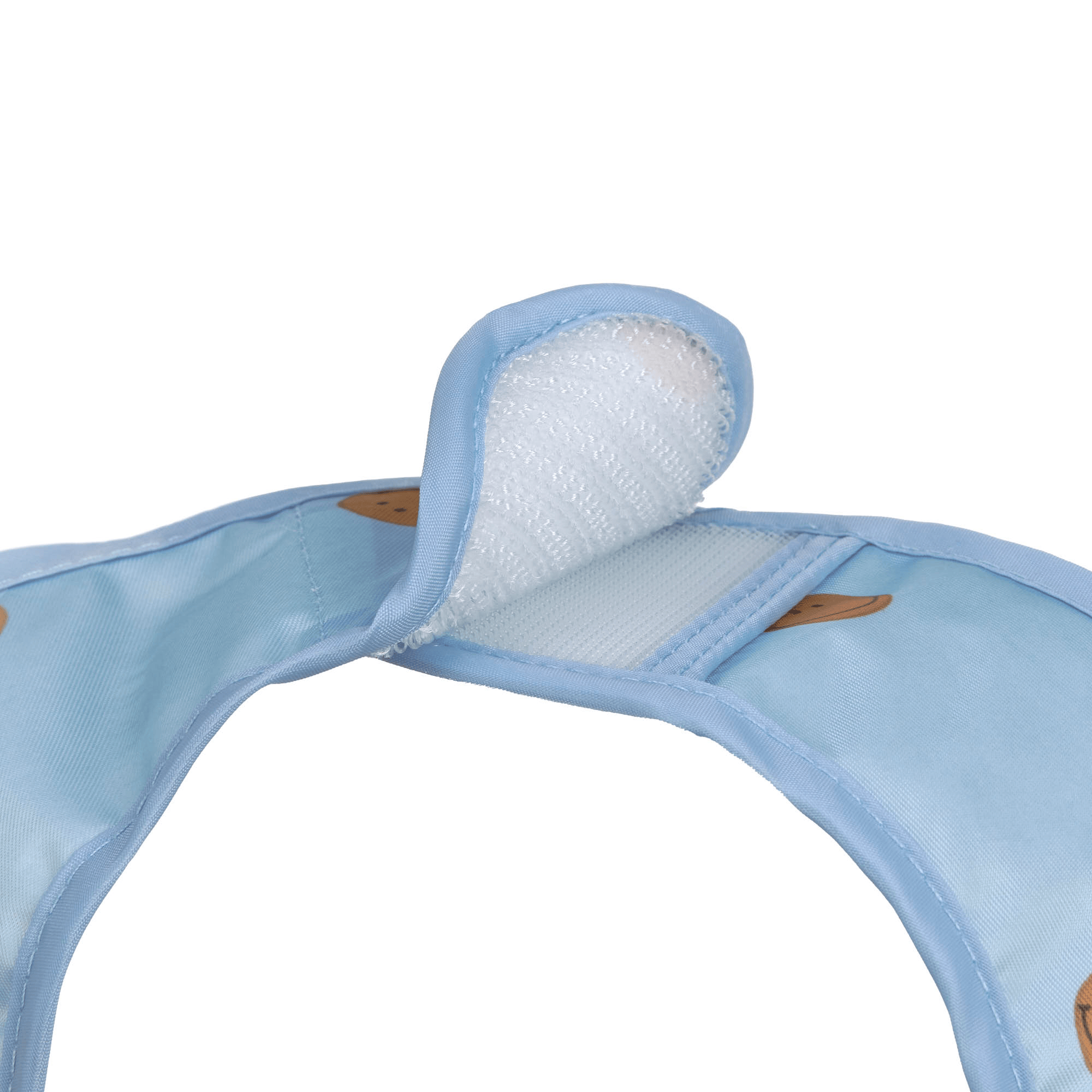 Lätzchen mit Auffangschale, LÄSSIG, Blau – Produktansicht