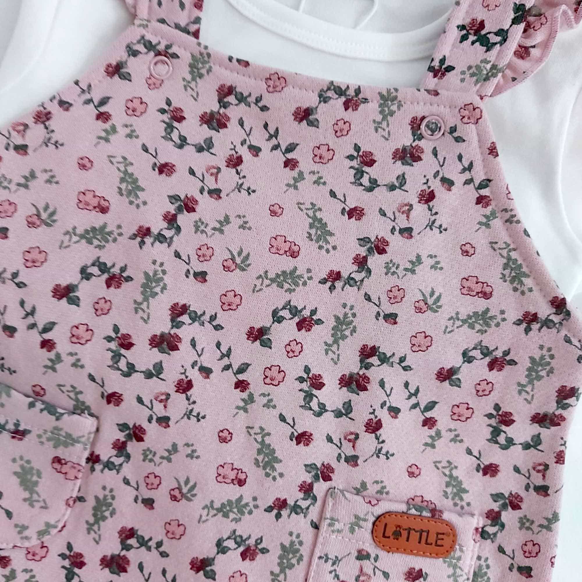 Latzhosen, LITTLE, Pink – Produktansicht