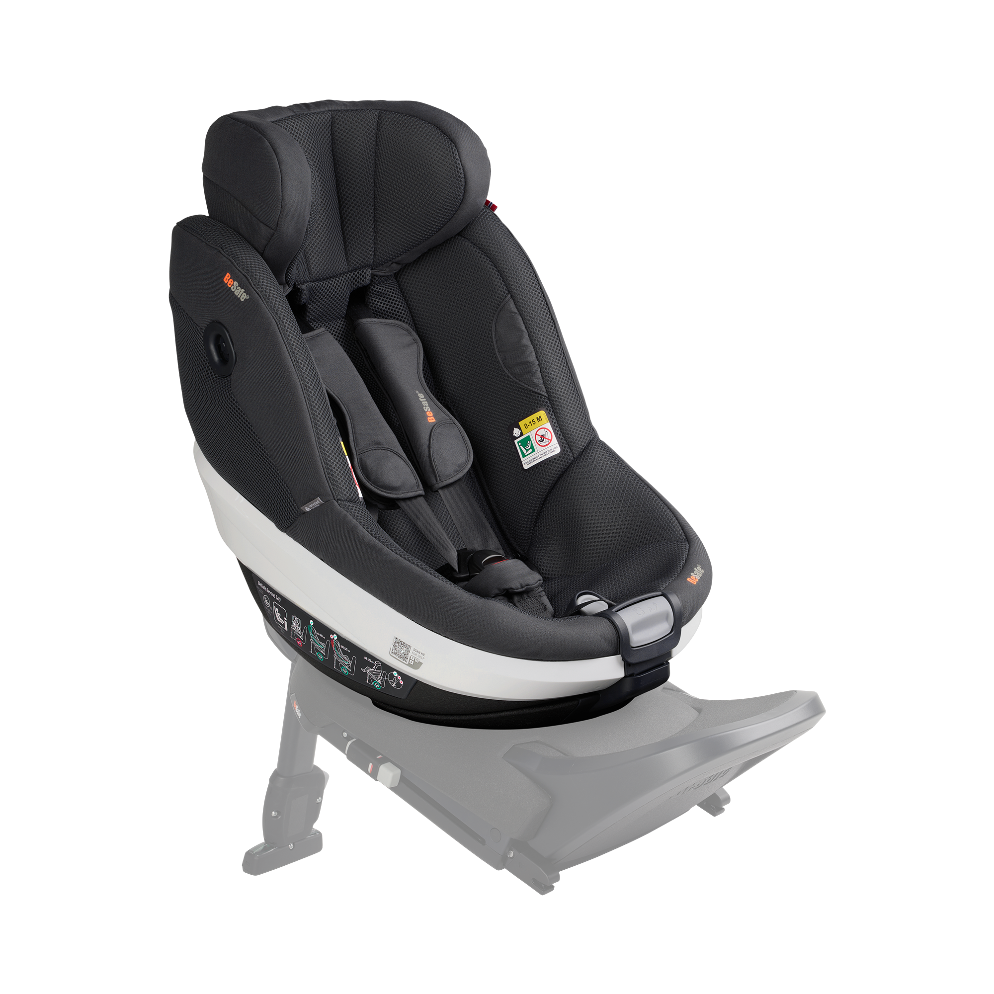 Kindersitze 9-18 kg, Gruppe 1, BeSafe, Grau – Produktansicht
