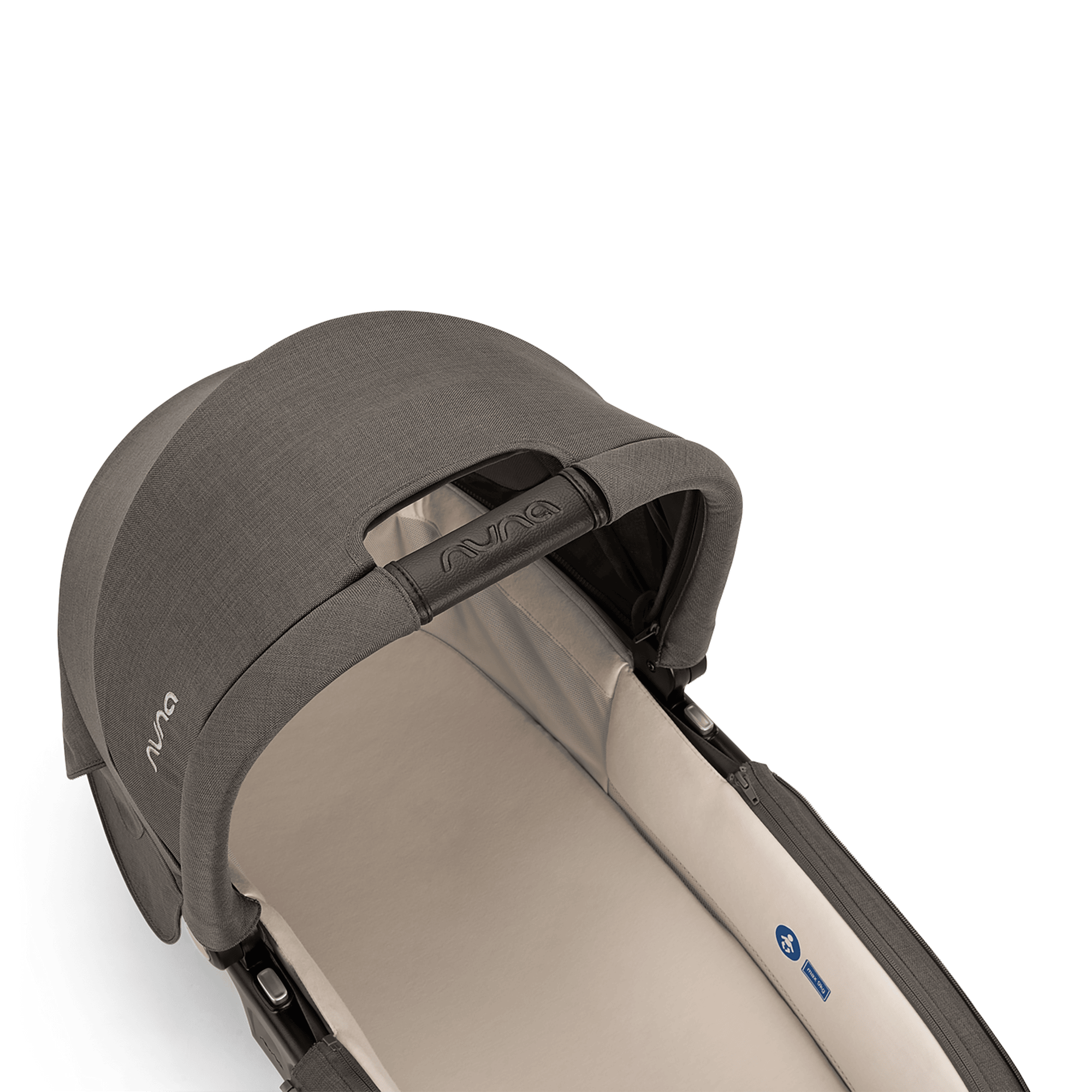 Kombi-Kinderwagen, nuna, Grau – Produktansicht