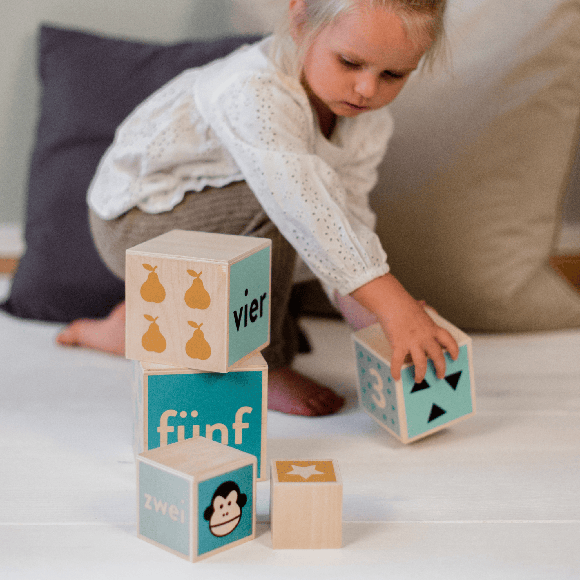 Stapeltürme, KINDSGUT, Mehrfarbig – Besonderheit: aus hochwertigem Holz