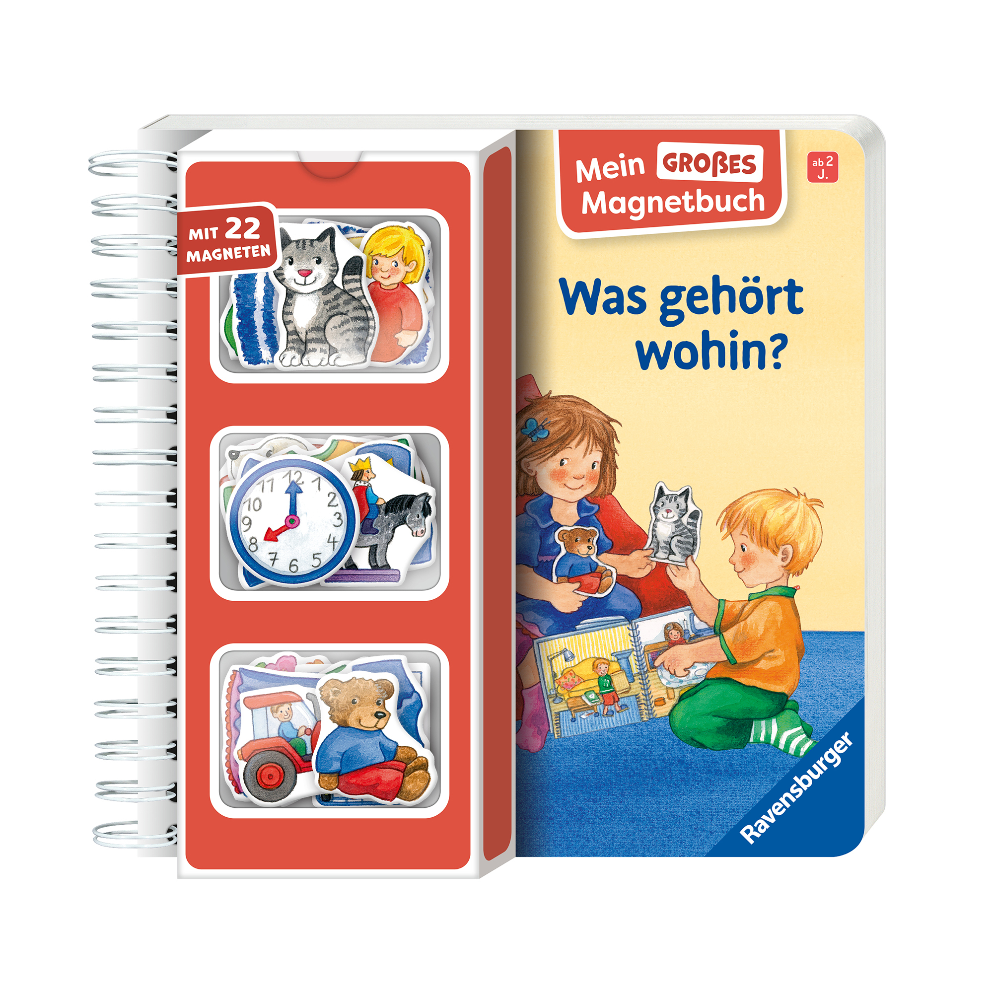 Bilderbücher, Ravensburger, Mehrfarbig – Besonderheit: spielerisches Lernen durch aktives Zuordnen und Ausprobieren