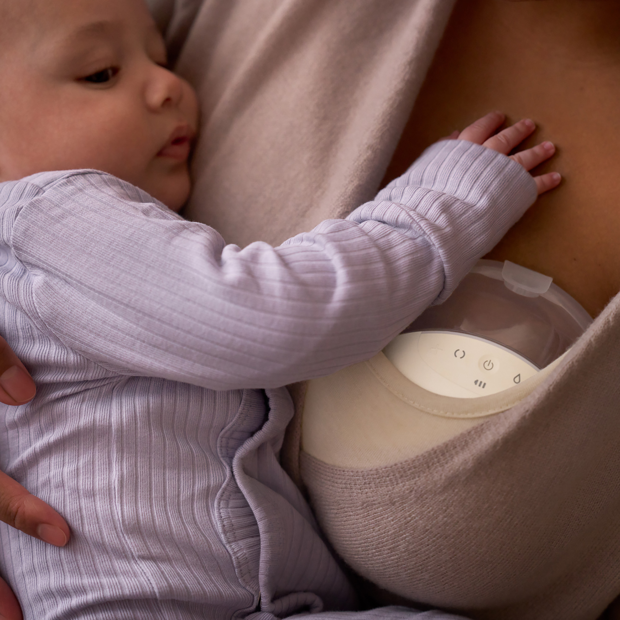 Hands Free Milchpumpen, PHILIPS AVENT, Weiß – Produktansicht
