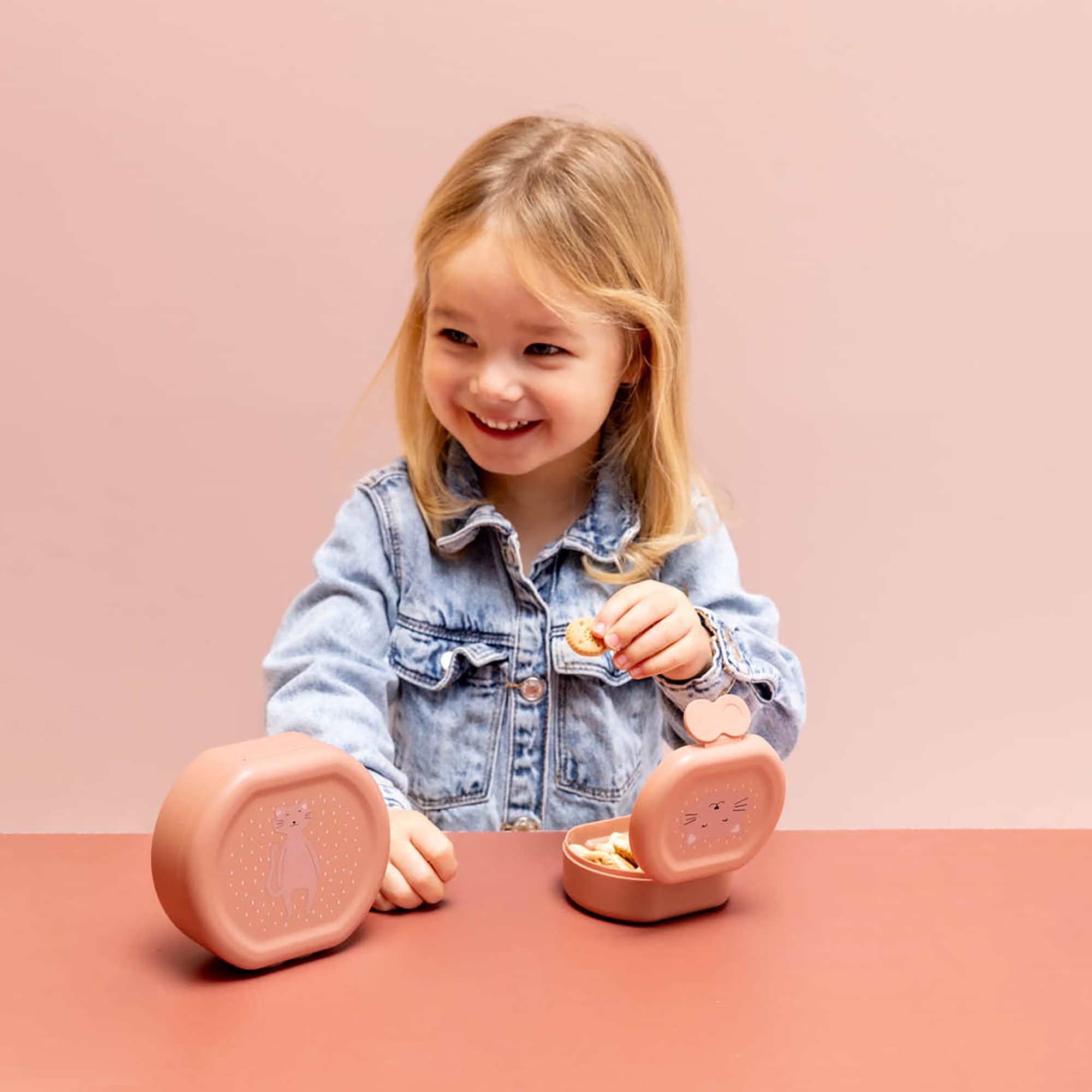 Brotdosen & Snackboxen, trixie, Pink – Besonderheit: praktisches 2er Pack