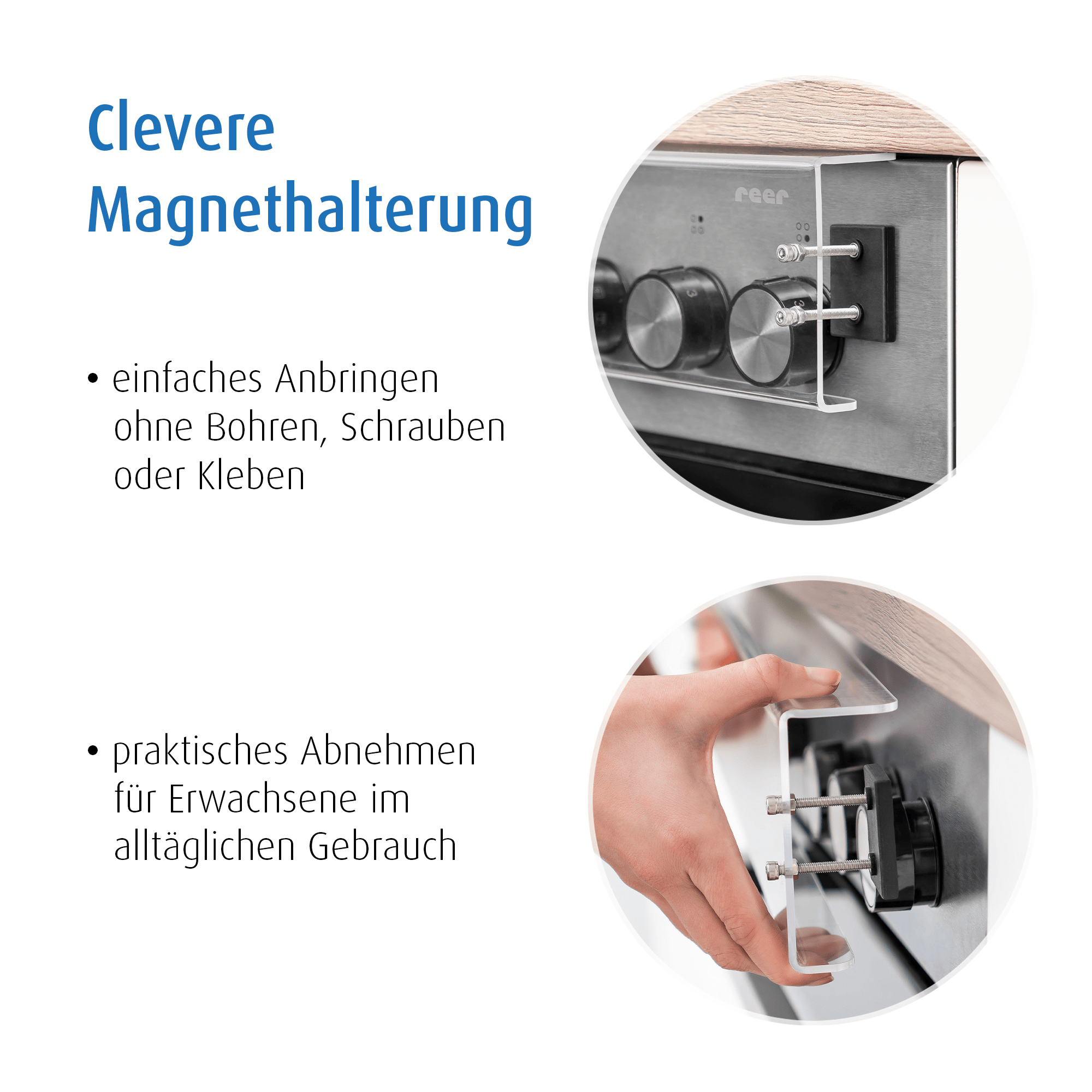 Kindersicherung, reer, Transparent – Produktansicht