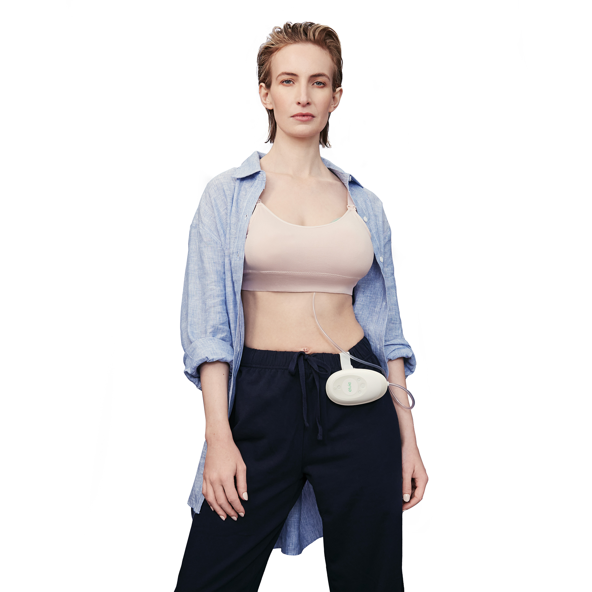 Milchpumpen, elvie, Transparent – Produktansicht