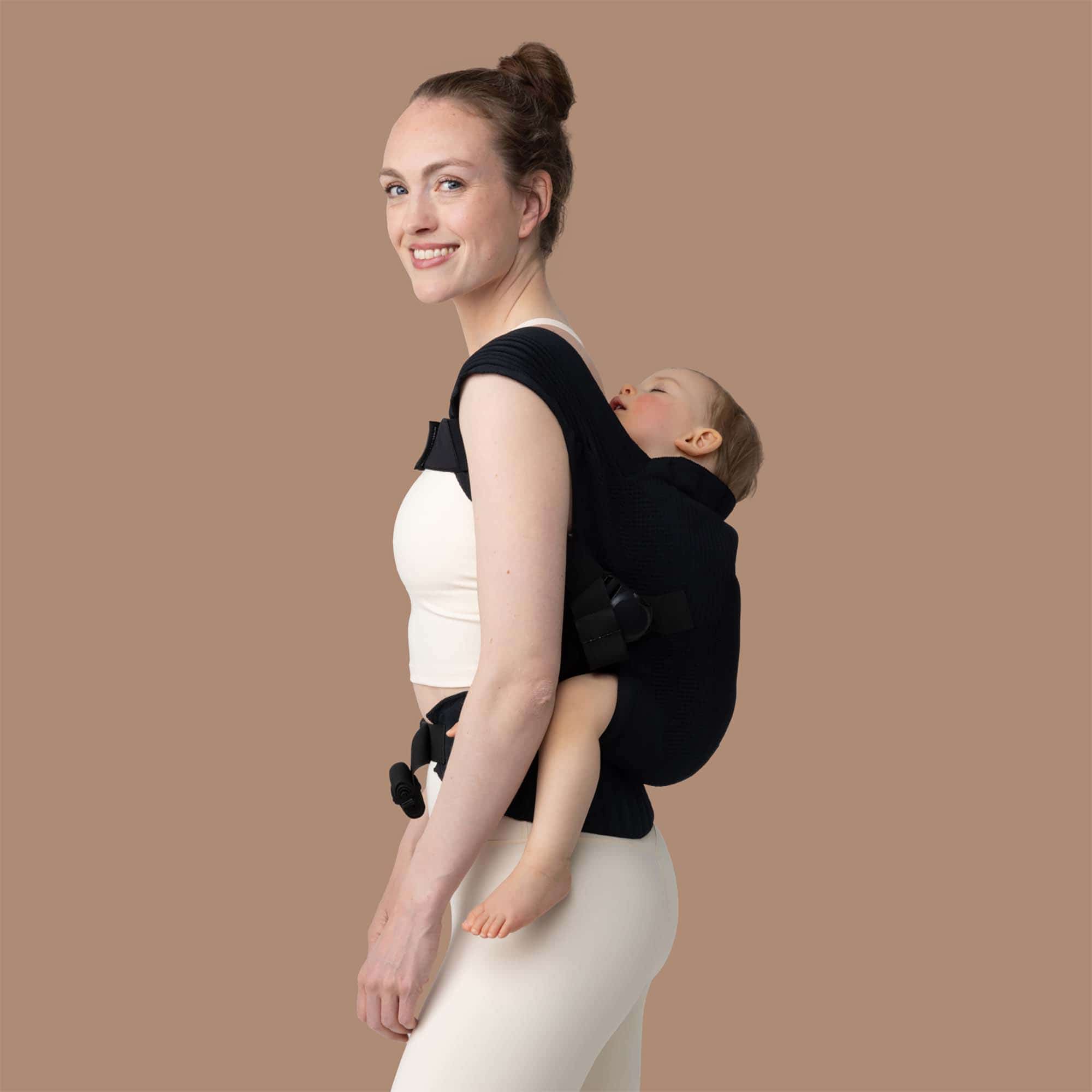 Babytragen, FLYBABY, Schwarz – Produktansicht