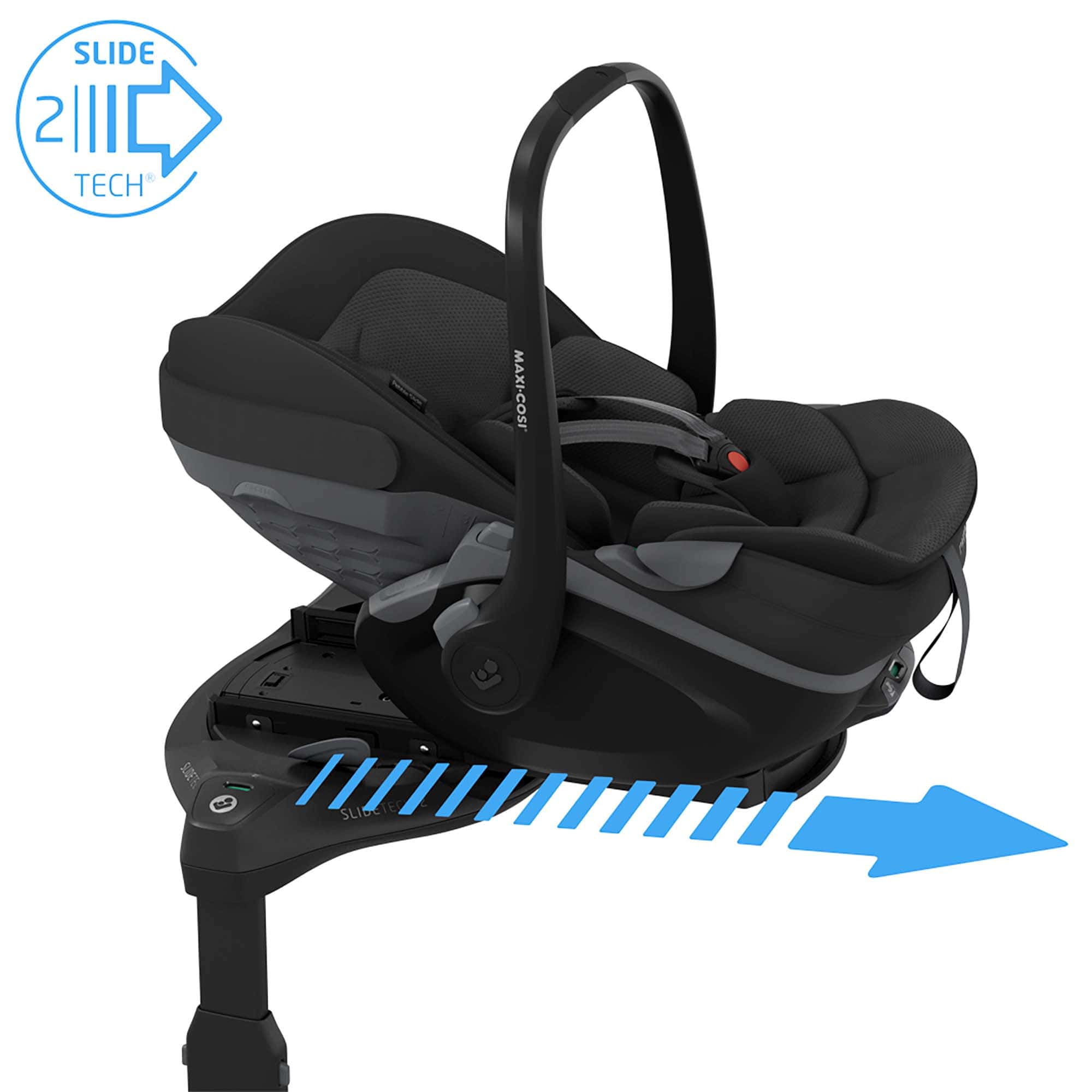 Babyschalen 0-13 kg, Gruppe 0+, MAXI-COSI Premium, Schwarz – Produktansicht