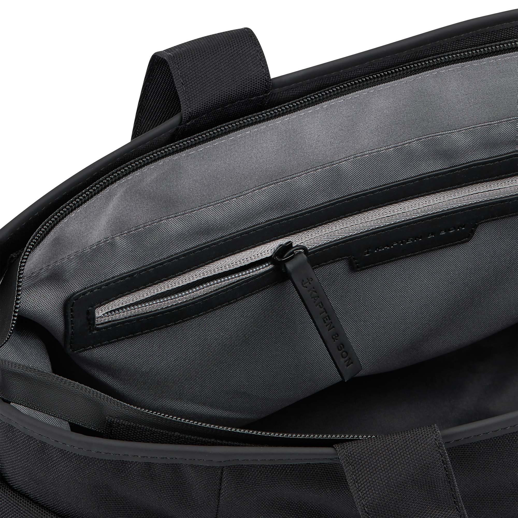 Wickeltaschen schwarz, KAPTEN & SON, Schwarz – Produktansicht