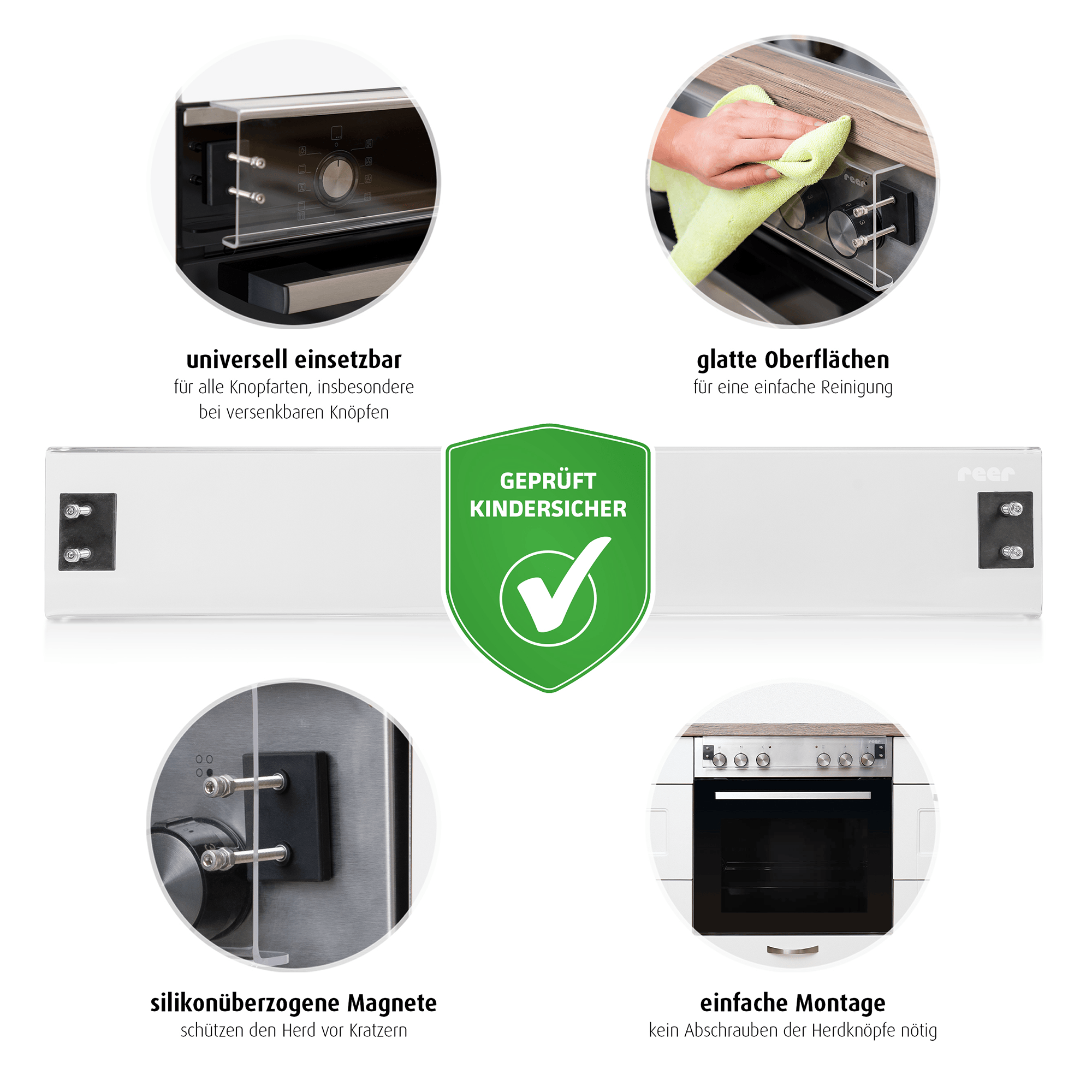 Kindersicherung, reer, Transparent – Produktansicht