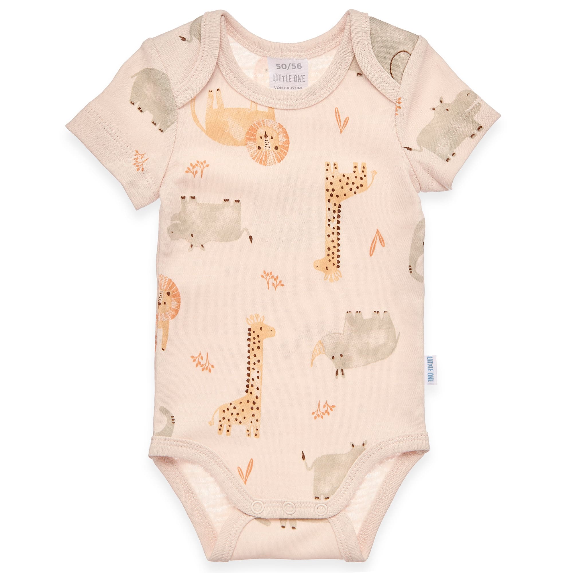 Kurzarmbodys, LITTLE ONE, Beige – Besonderheit: aus 100% Baumwolle