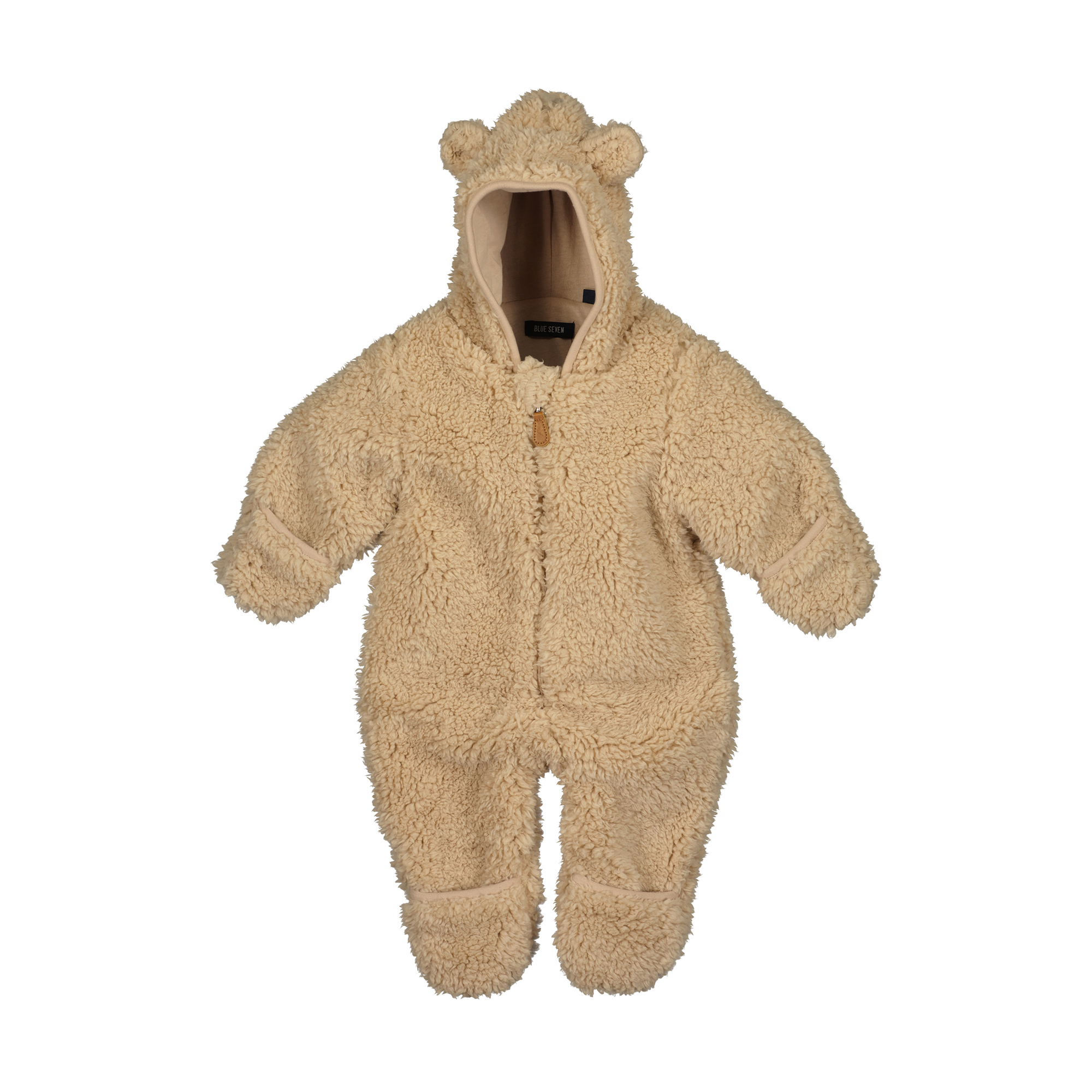 Overalls, blue seven, Braun – Besonderheit: kuscheliger Teddyfleece-Stoff
