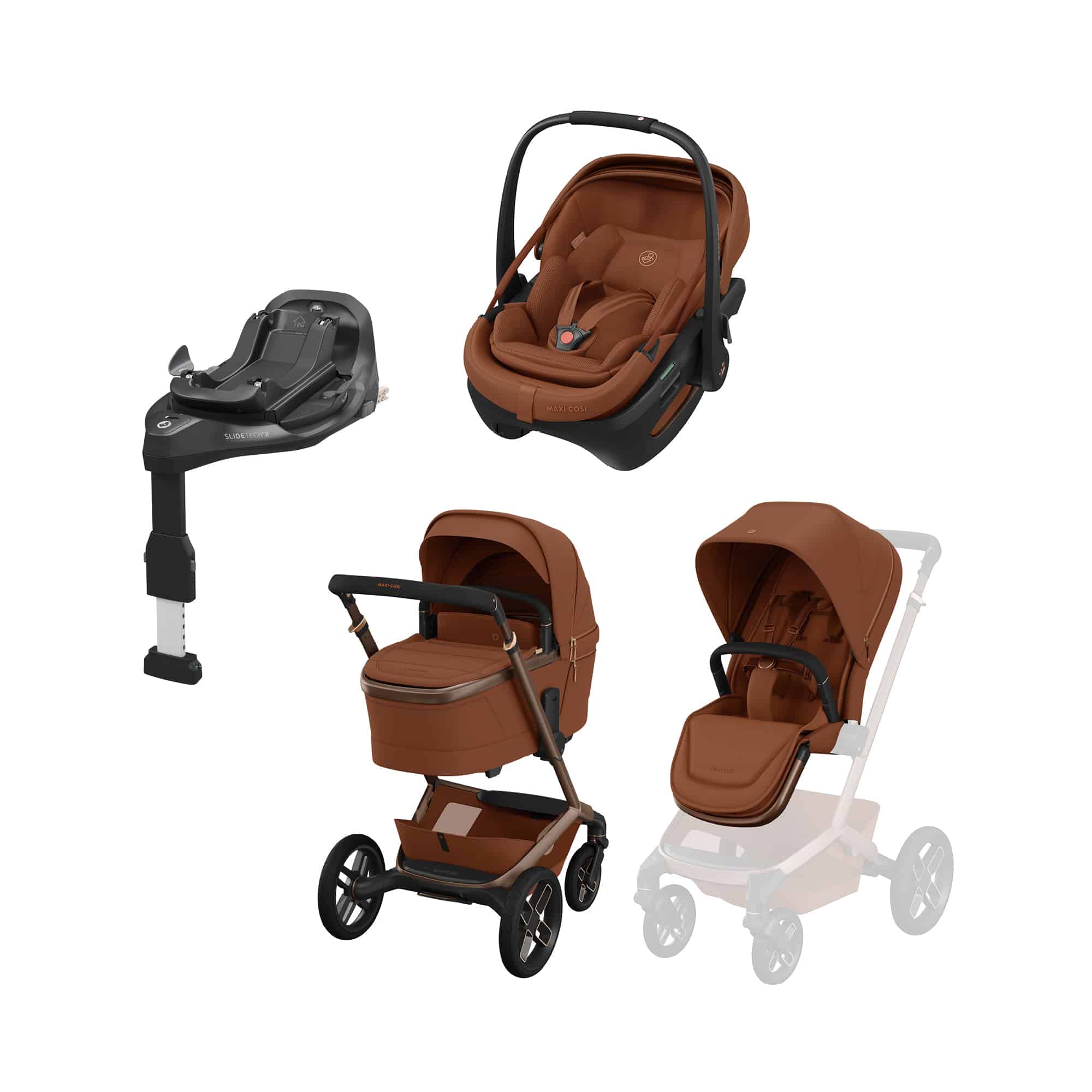 Kinderwagen Komplettsets, MAXI-COSI Premium, Beige – Produktansicht