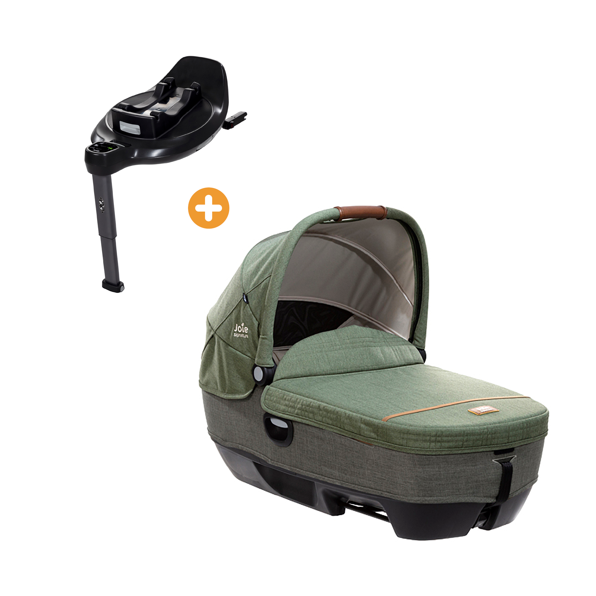 Babyschalen 0-13 kg, Gruppe 0+, Joie signature, Grün – Produktansicht