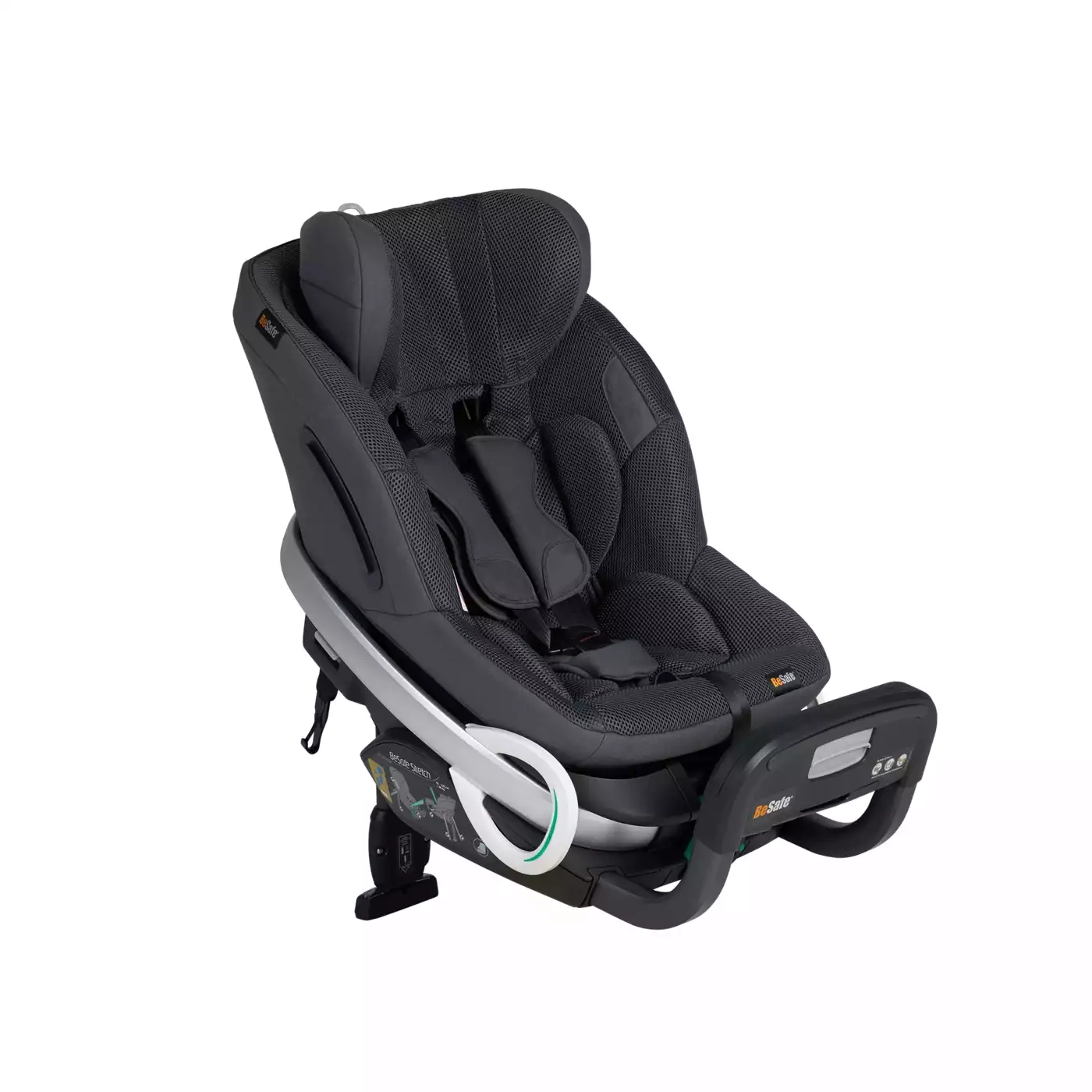 Kindersitze 9-36 kg, Gruppe 1/2/3, BeSafe, Grau – Besonderheit: Reboarder von BeSafe für ein Maximum an Sicherheit