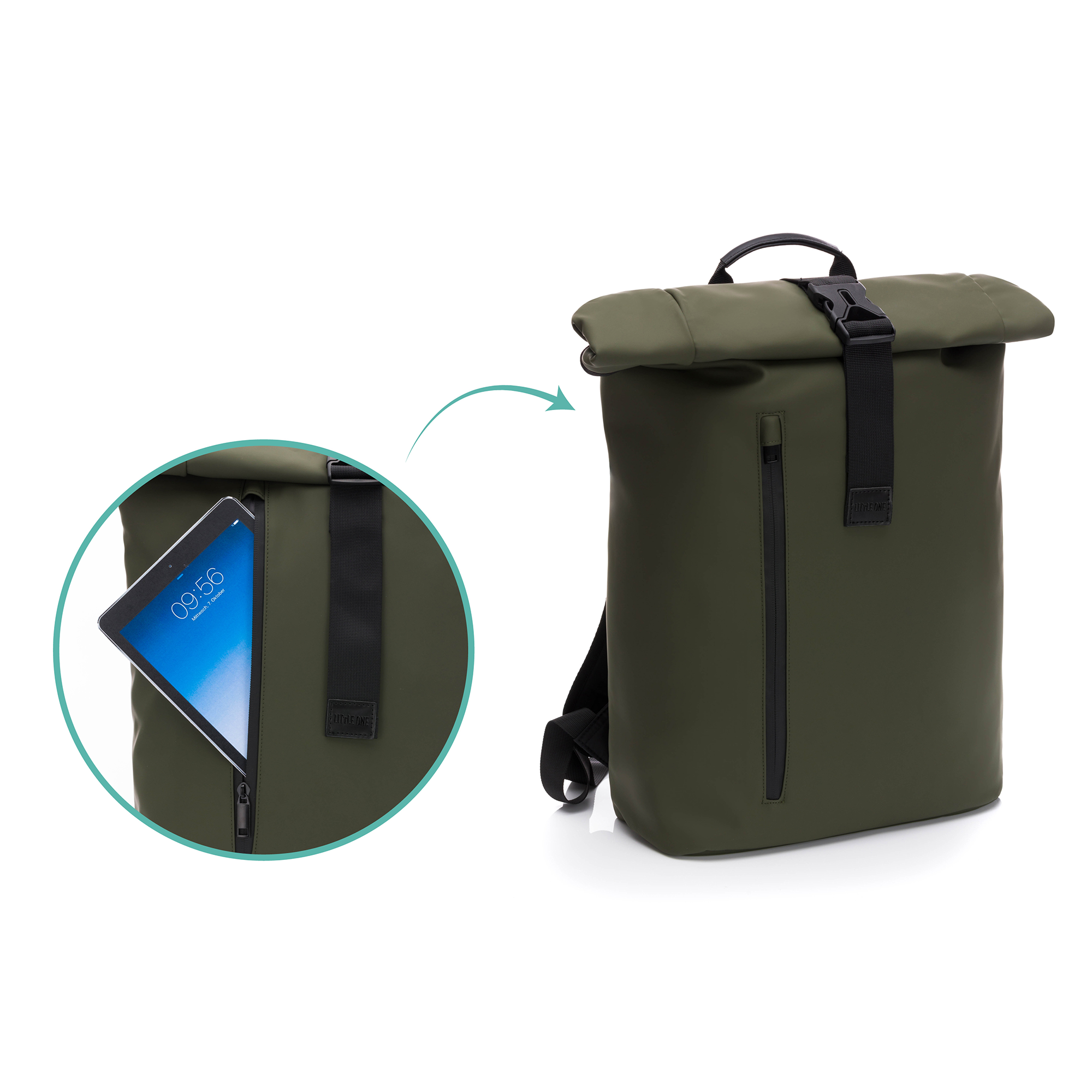 SALE % Pflege, LITTLE ONE, Grün – Produktansicht