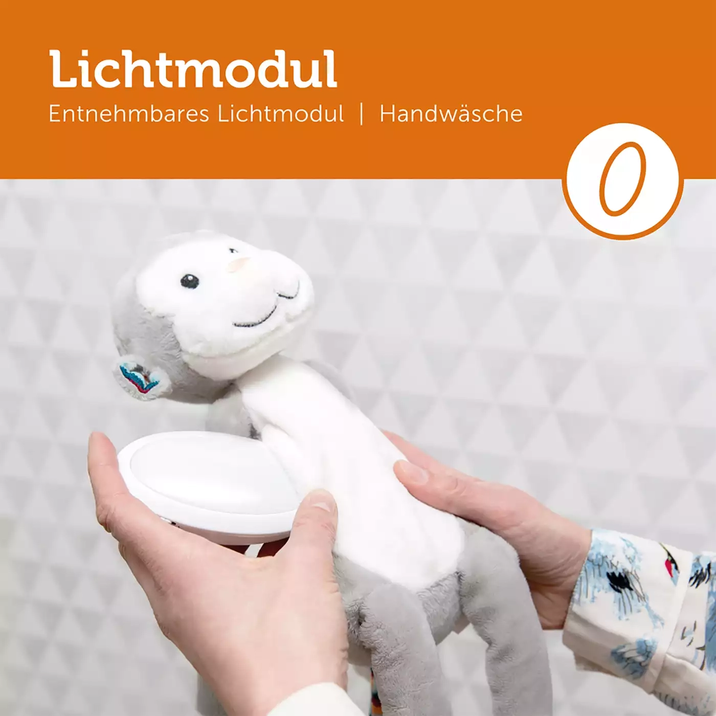 Nachtlichter, ZAZU, Grau – Produktansicht