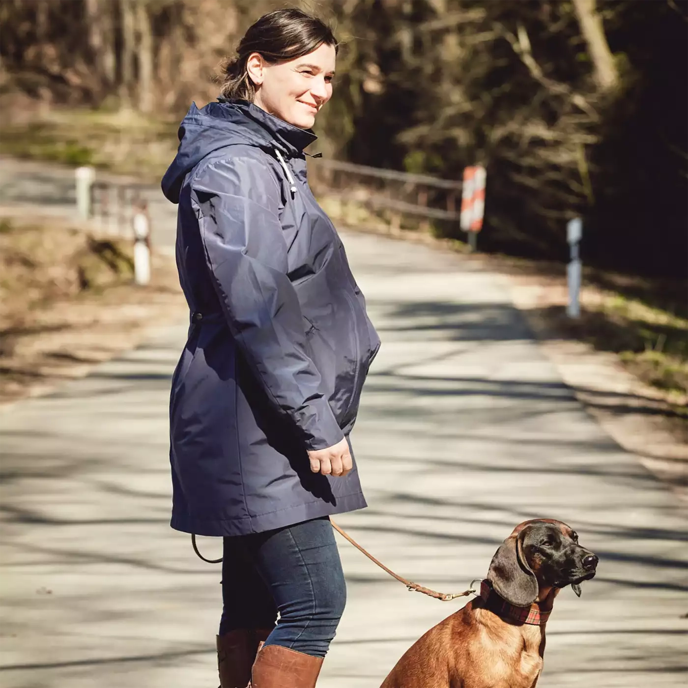 Tragejacken, mamalila, Blau – Produktansicht